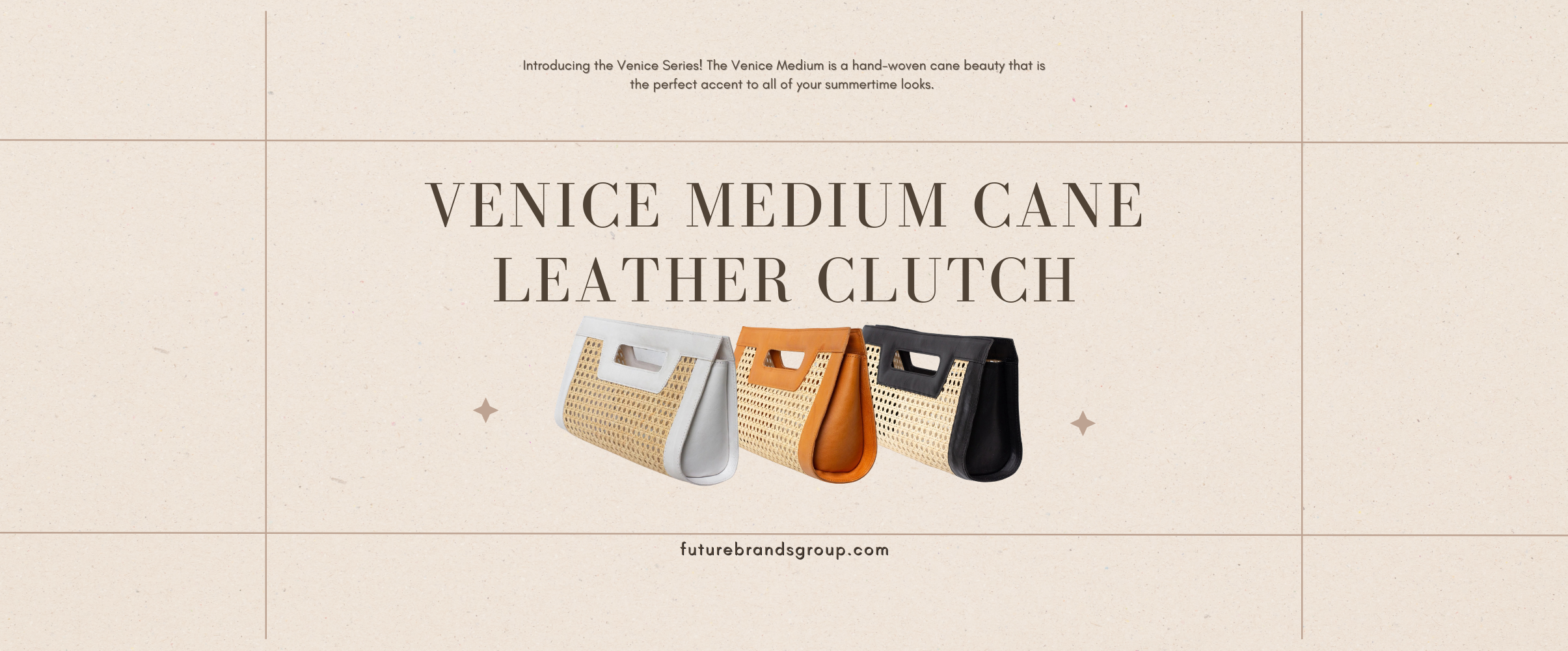 The Perfect Summer Companion: A Comprehensive Review of the Venice Medium Cane Leather Clutch | Future Brands Group