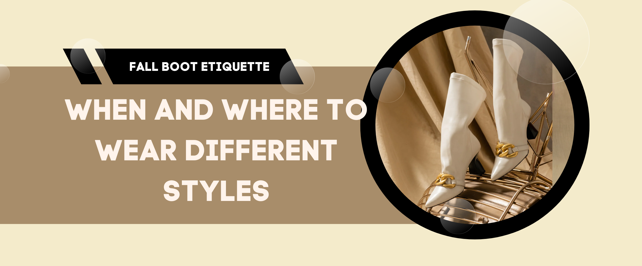 Fall Boot Etiquette: When and Where to Wear Different Styles