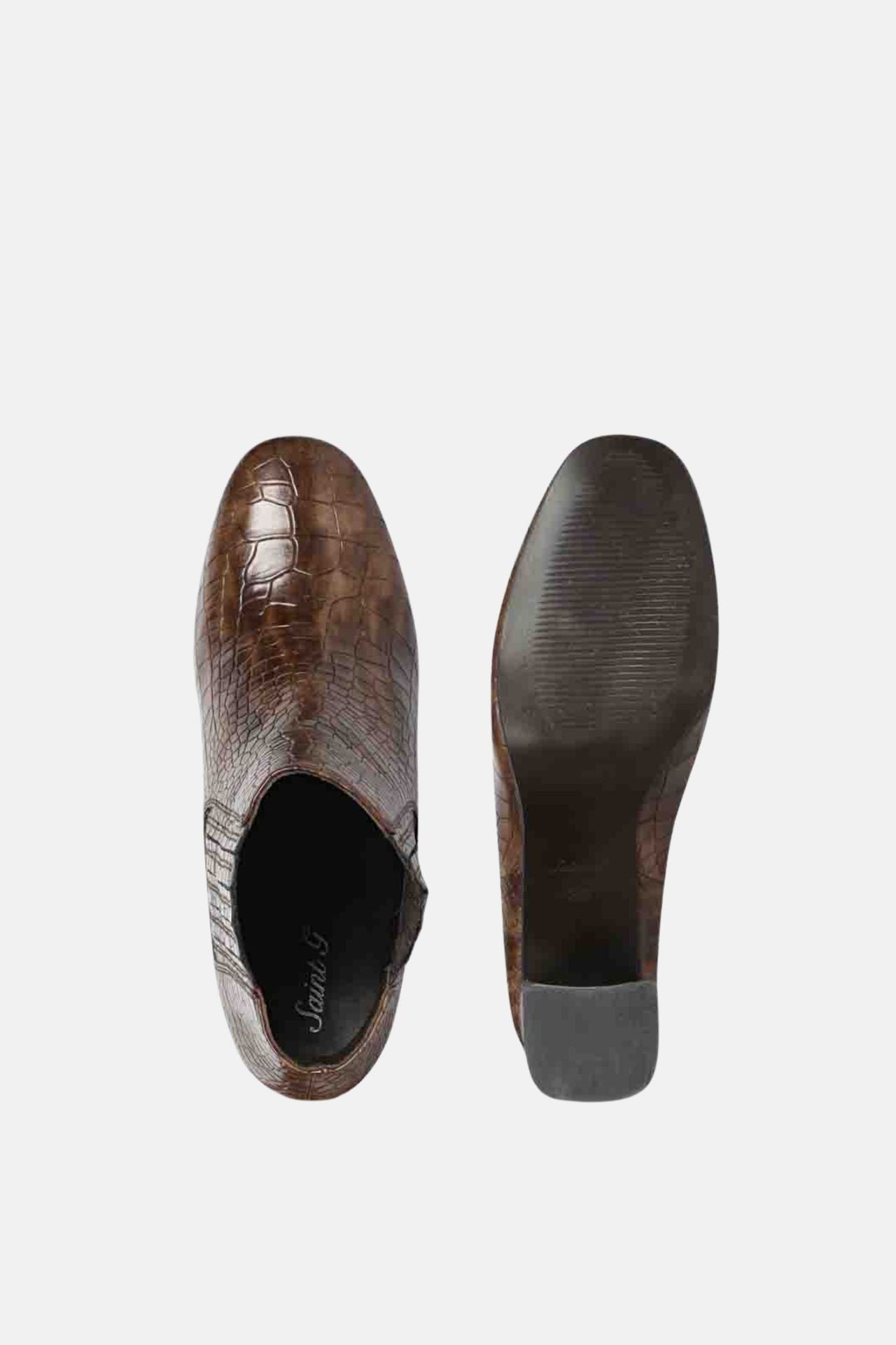 The Saint G - Edwina - Brown Ankle Boots