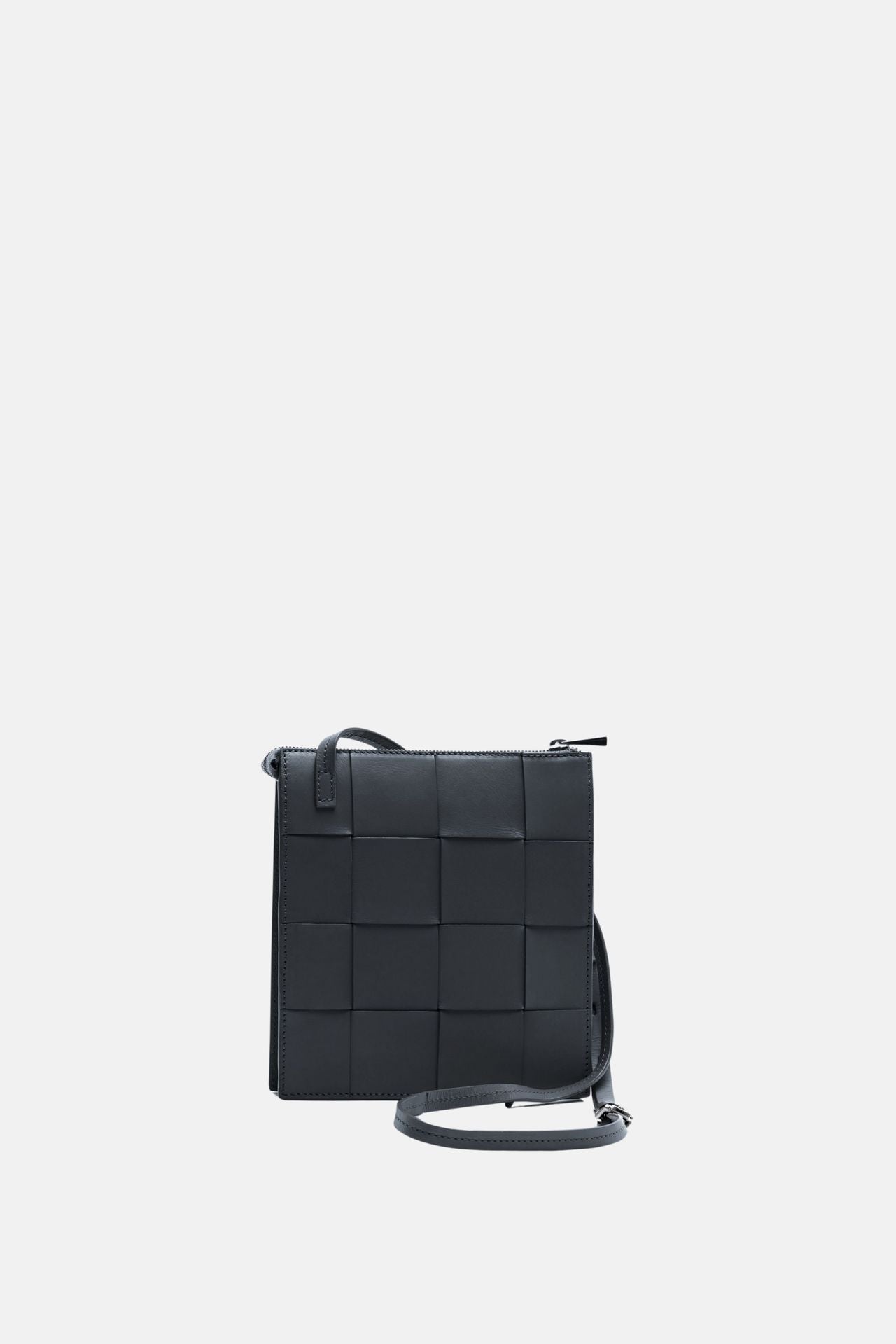 Ecotorie - Polly Black Woven Crossbody Bag