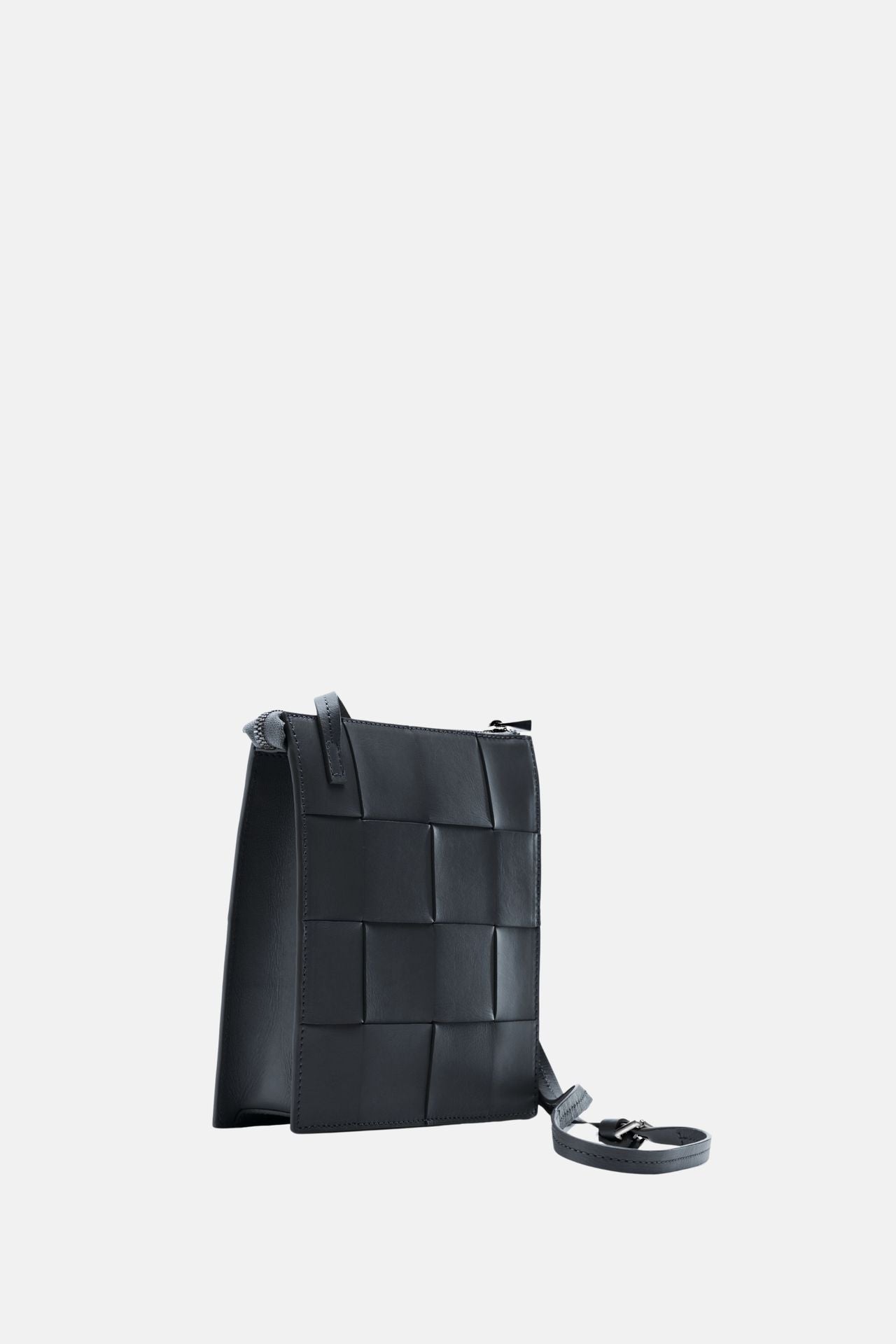 Ecotorie - Polly Black Woven Crossbody Bag