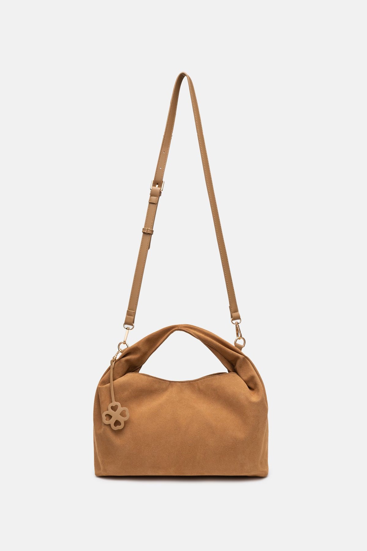 Jelavu - Florence Suede Beige Satchel Bag