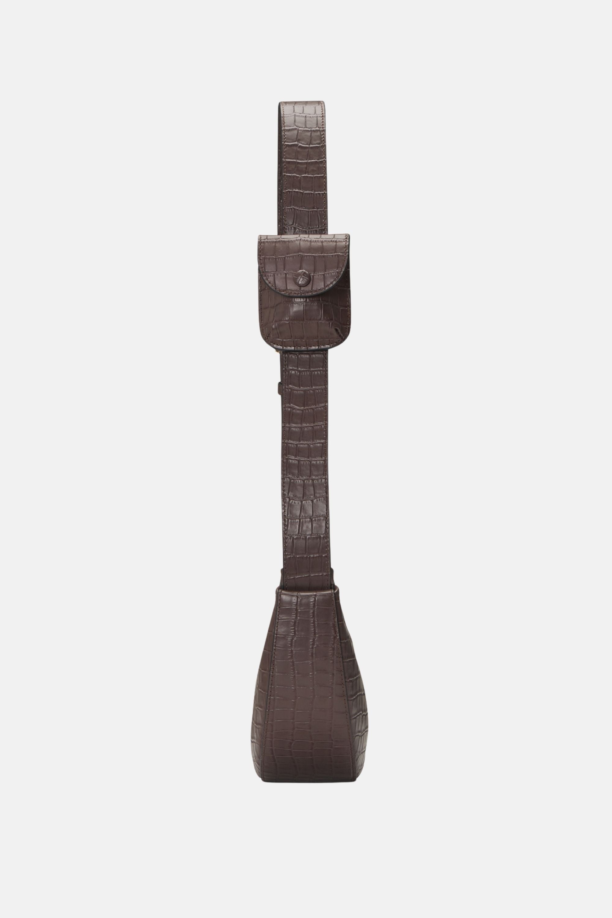 Sample Product - Oryany - Rookie Croco Crossbody Medium Handbags - Deep Brown
