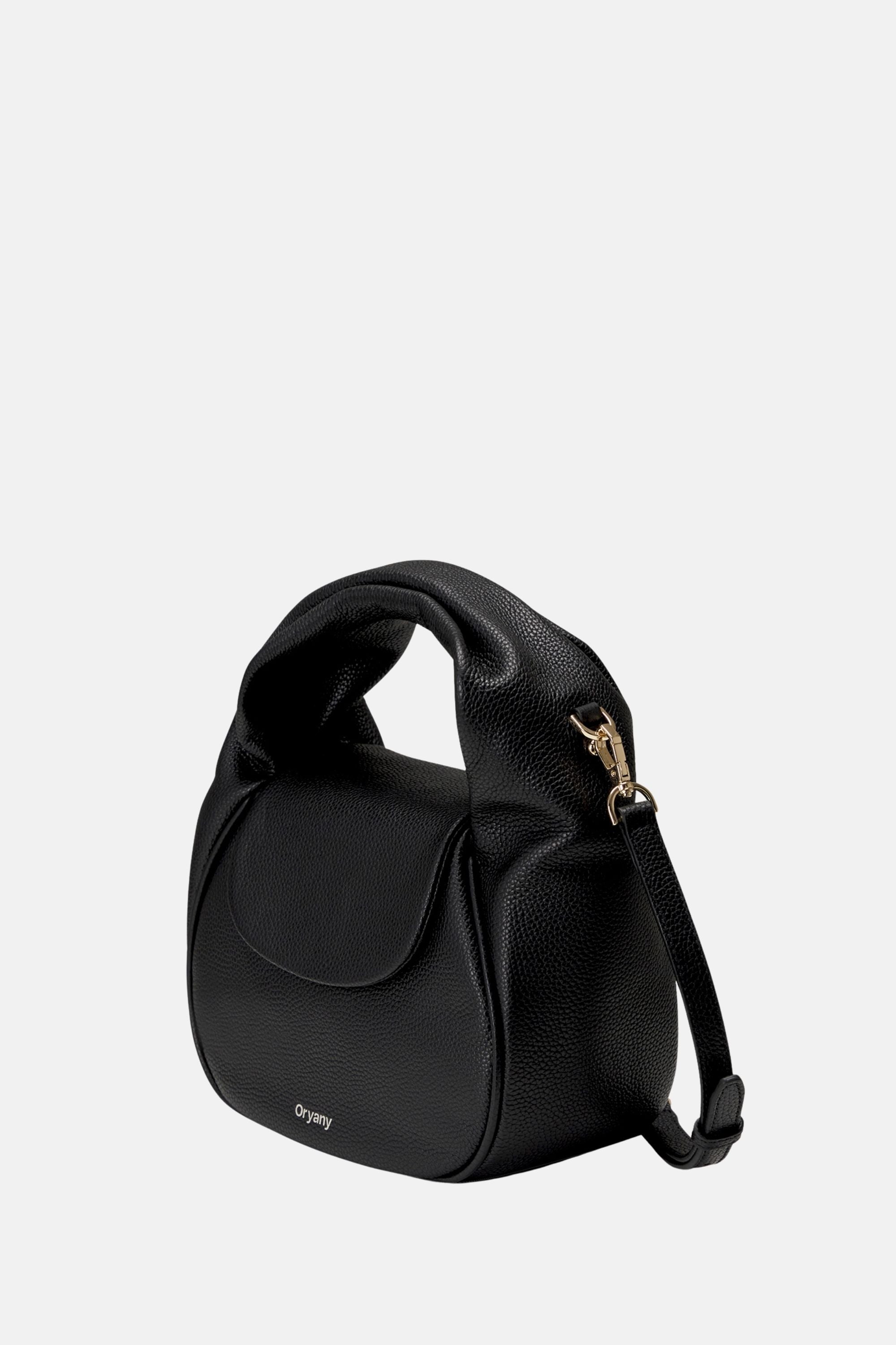 Sample Product - Oryany - Anaan Medium Satchel Tote – Top Handle Crossbody Bag - Black Leather