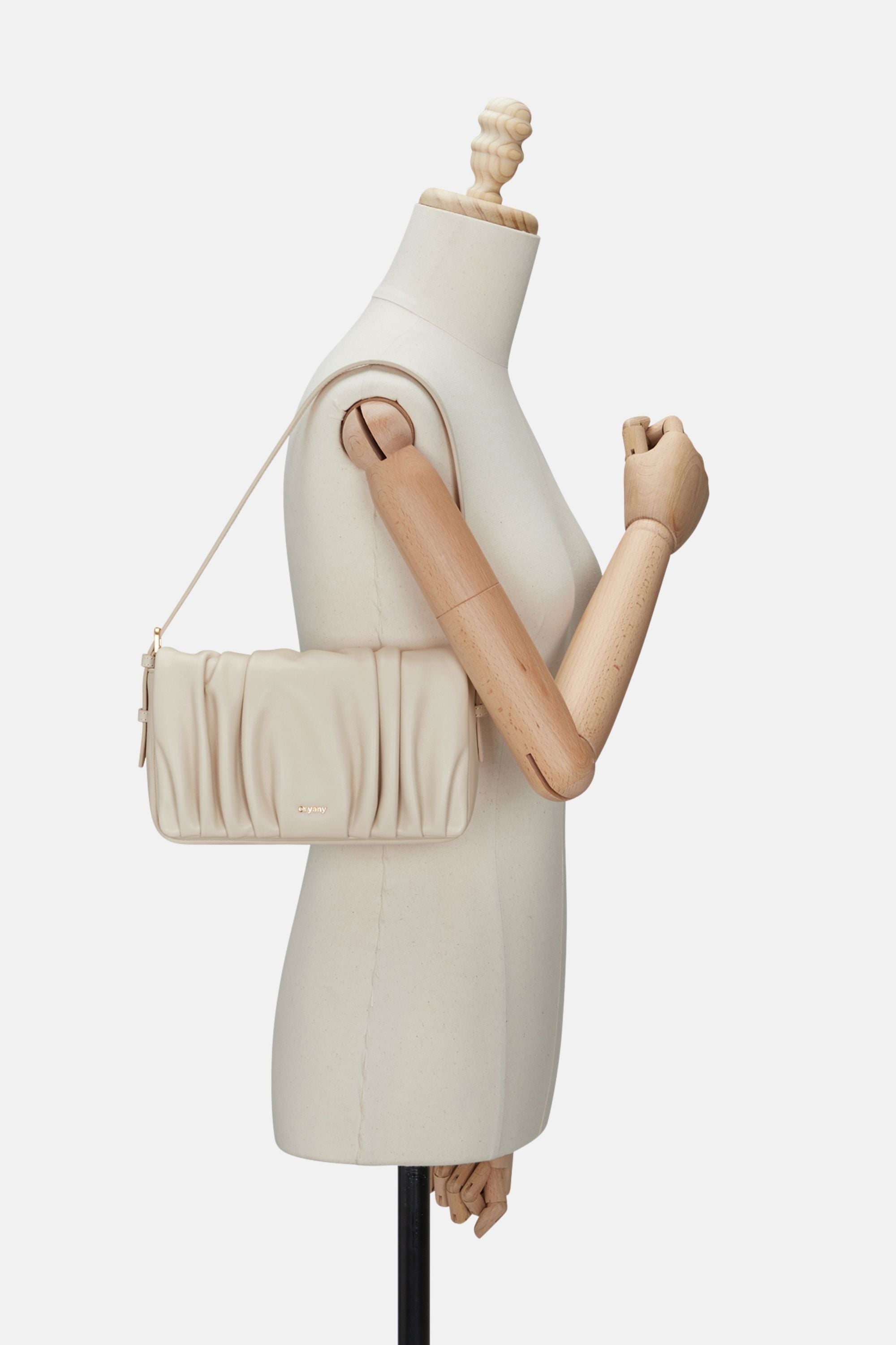 Bell Shoulder - Medium Crossbody - Vanilla Cream / One size