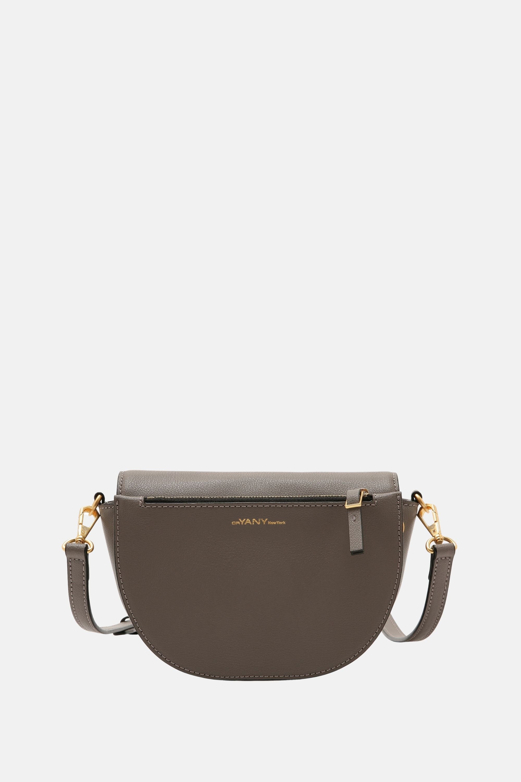 Oryany - Lottie Saddle Crossbody Small Handbags - Grey / One size