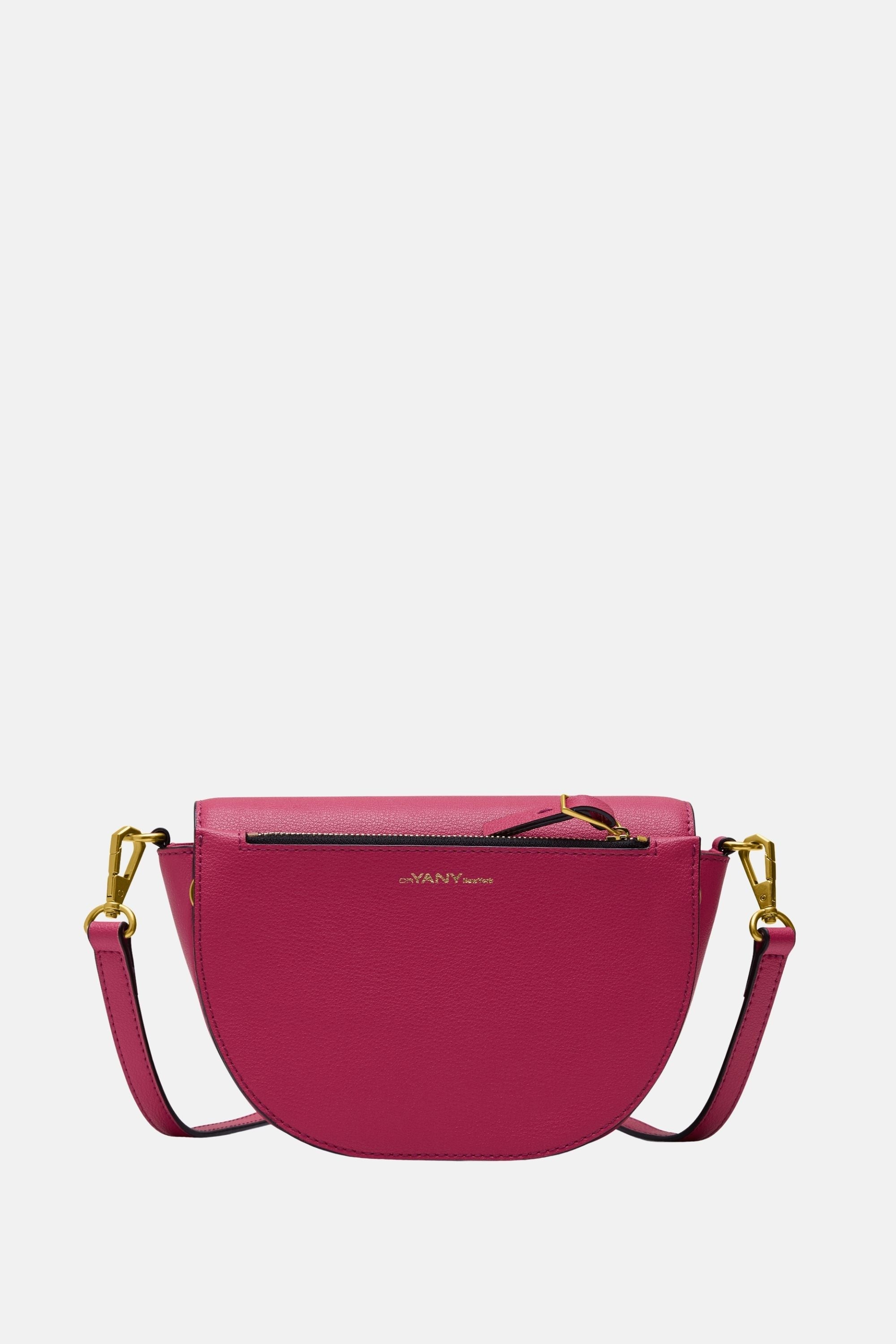 Oryany - Lottie Saddle Crossbody Small Handbags - Raspberry / One size