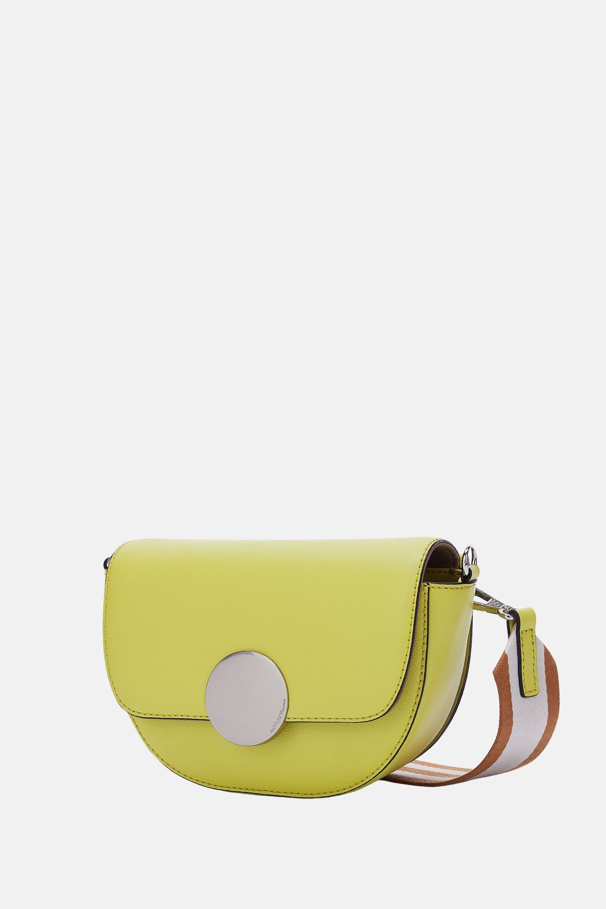 Oryany - Lottie Saddle Crossbody Small Handbags - Baby Green- Leather