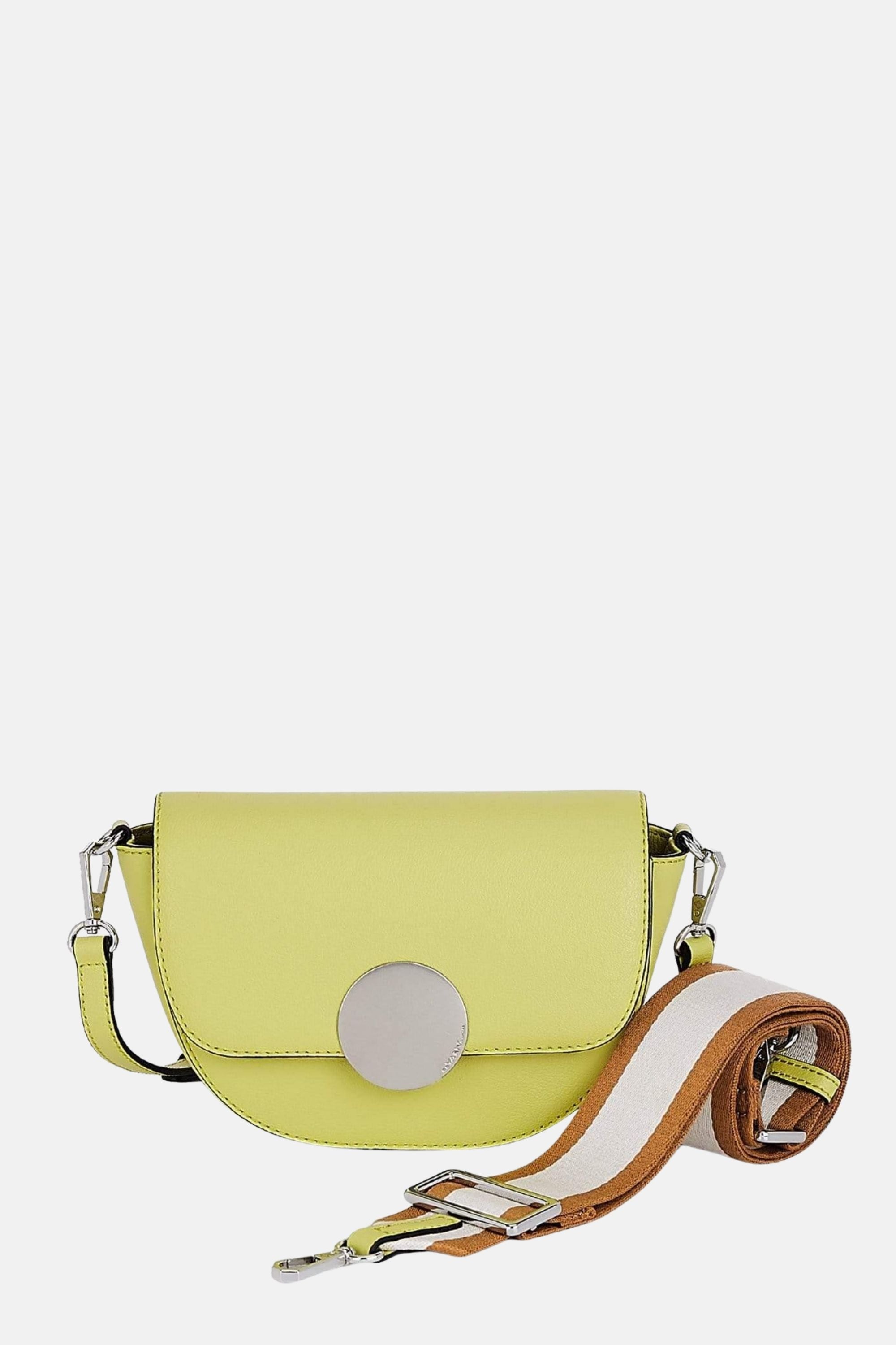 Oryany - Lottie Saddle Crossbody Small Handbags - Baby Green / One size