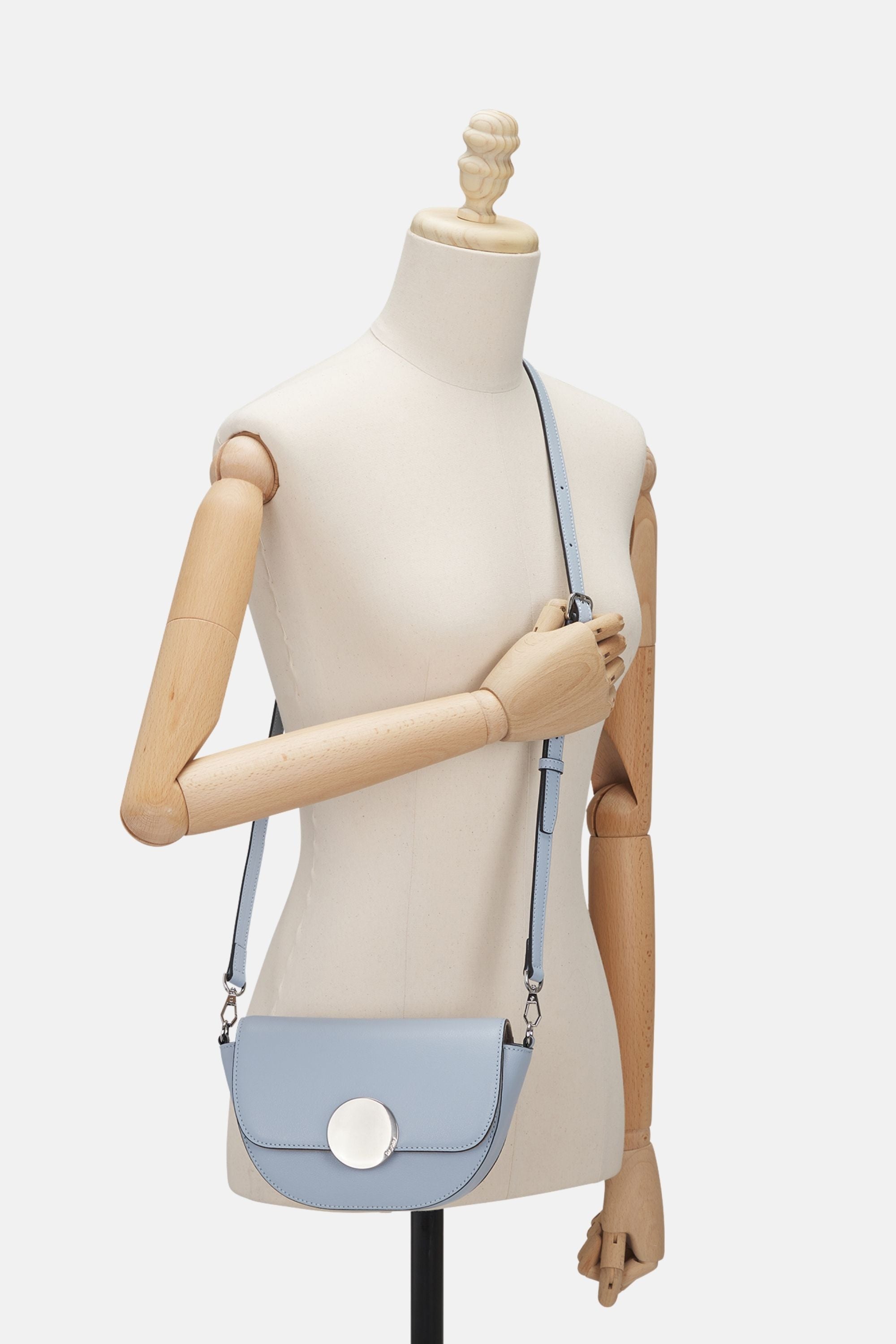 Oryany - Lottie Saddle Crossbody Small Handbags - Space Blue / One size