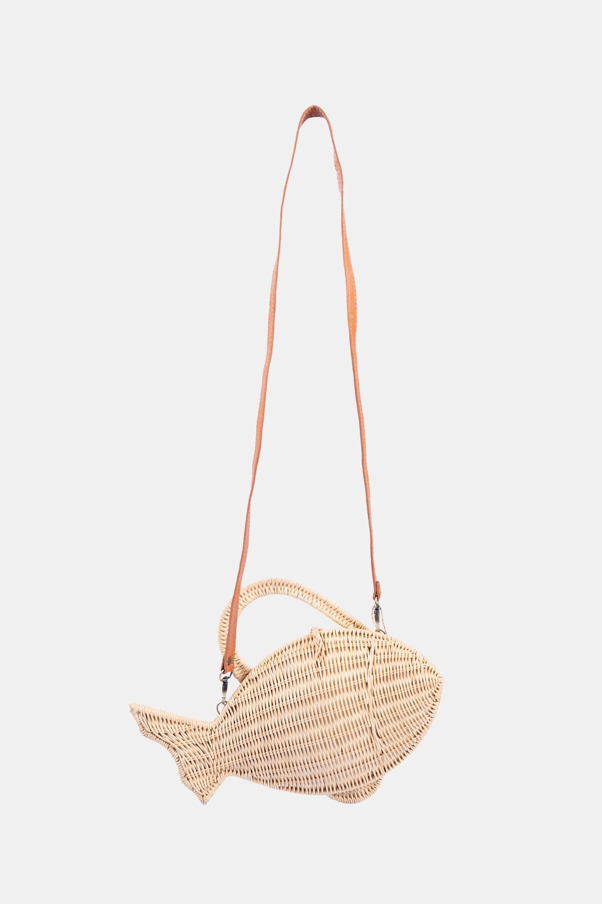 Jelavu - Nemo Rattan Fish Shaped Crossbody