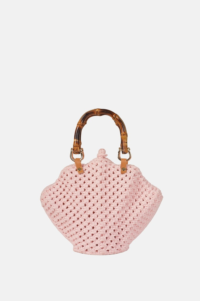 Jelavu - Venus Pink Crochette Shell Bag