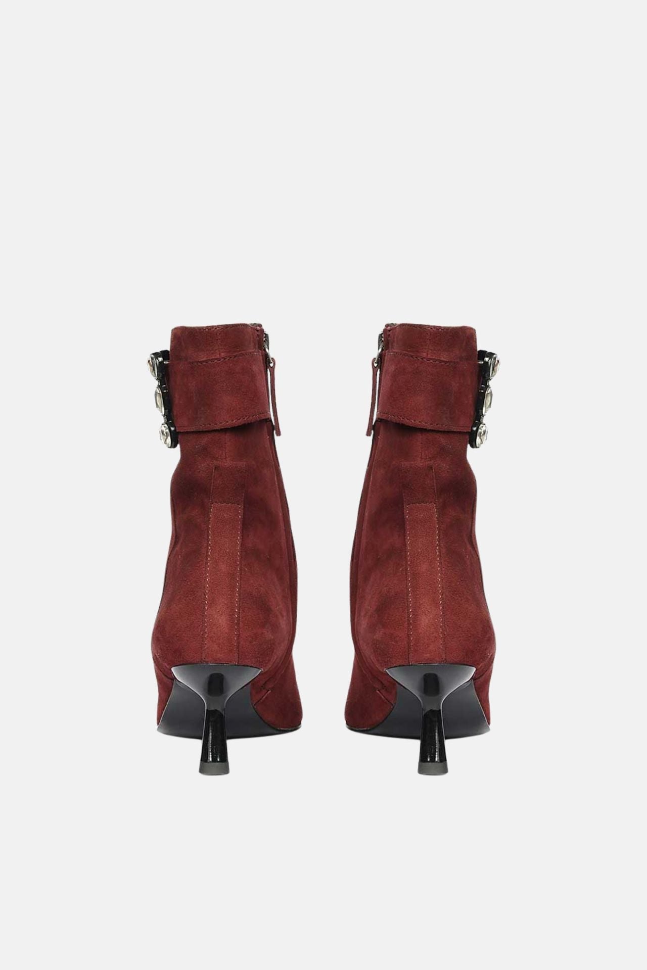 The Saint G - Eishi - Burgundy Ankle Boots