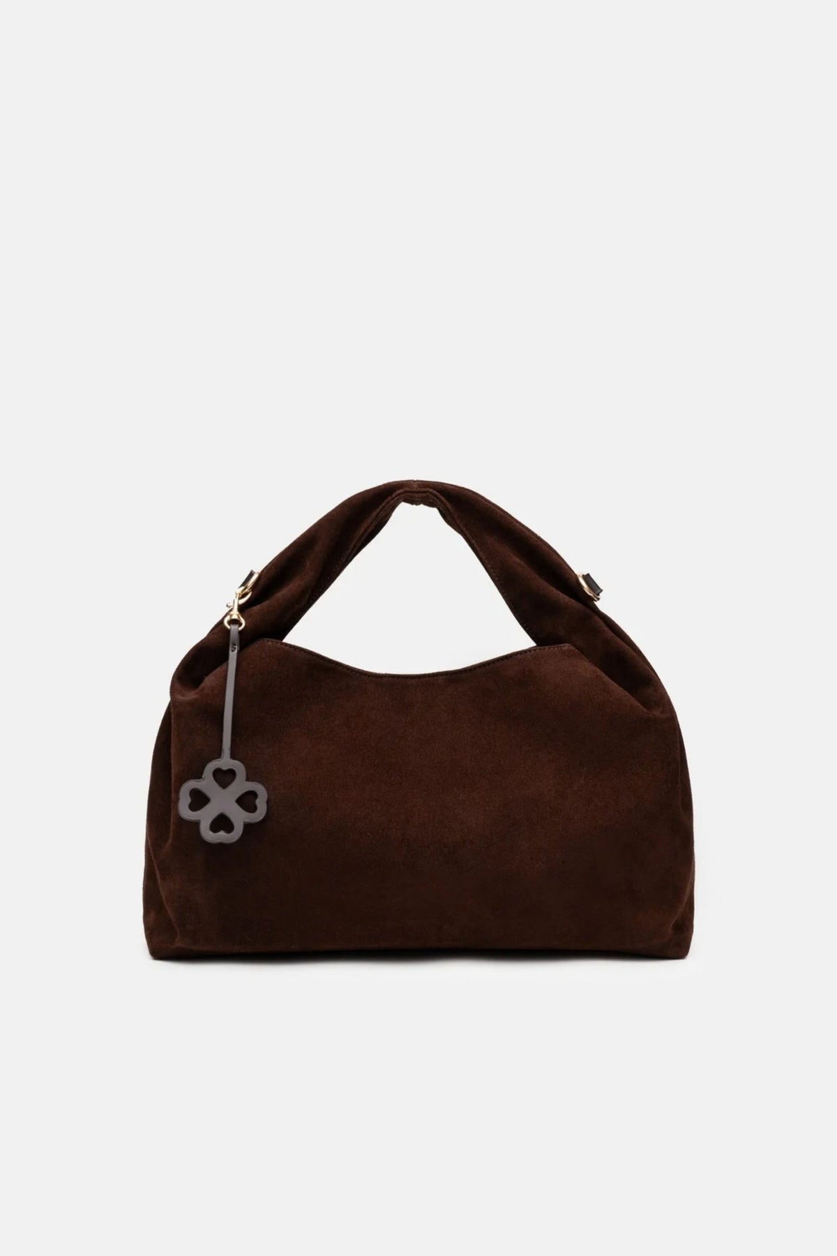 Jelavu - Florence Suede Chocolate Satchel Bag