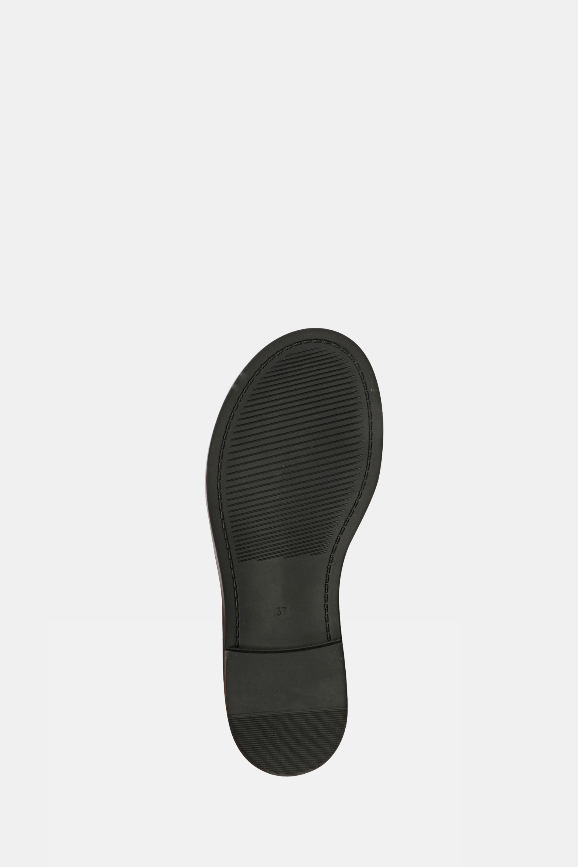 Vivi Blu - Amber Horseshoe Ornament Sandals - Black Leather