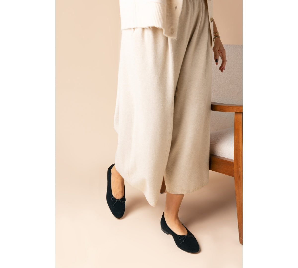 Amelie Black Suede