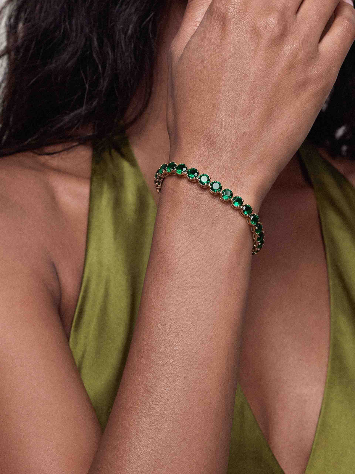 Crystal Chain Tennis Bracelet