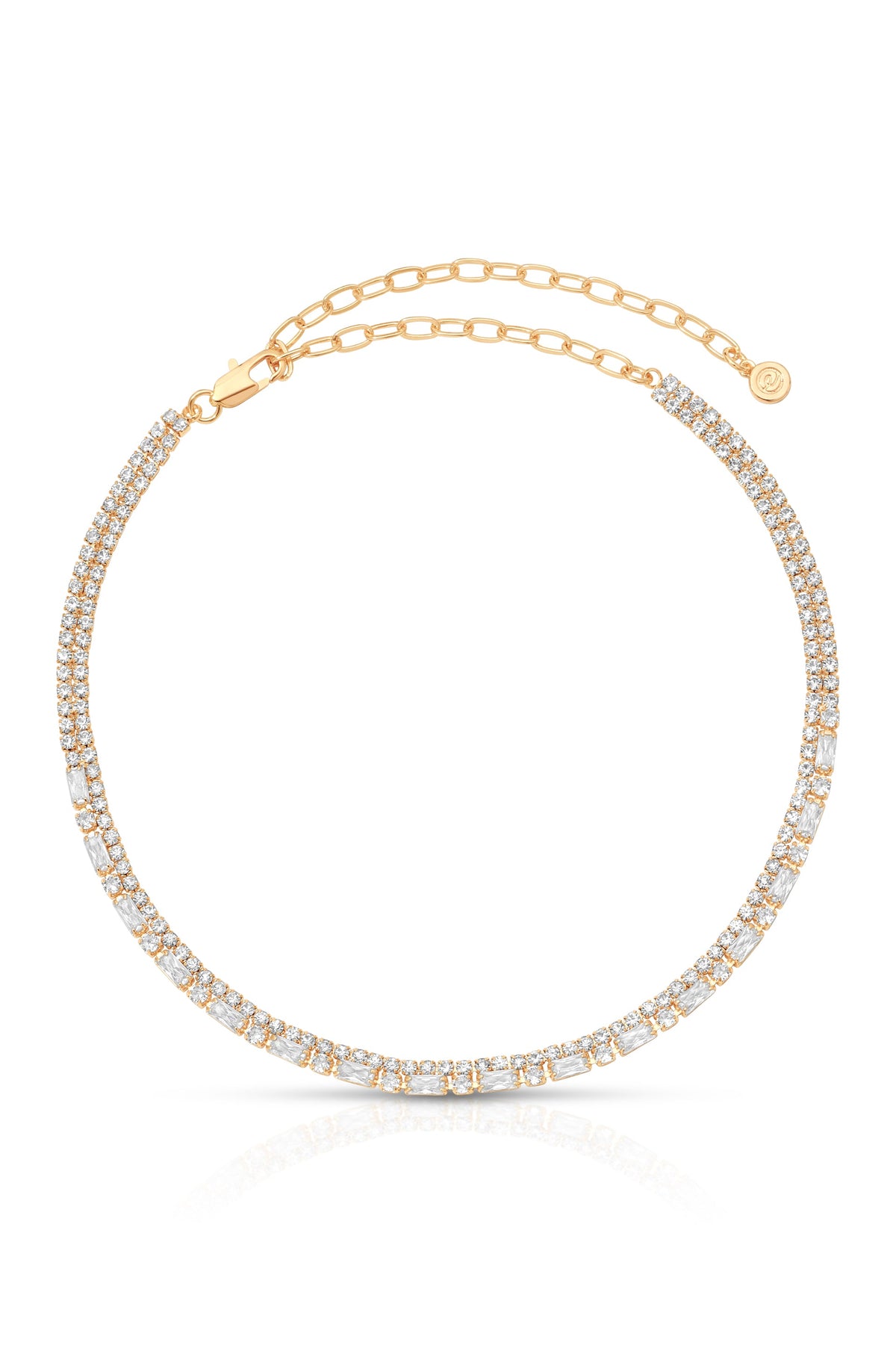 Dainty Crystal Strands Choker
