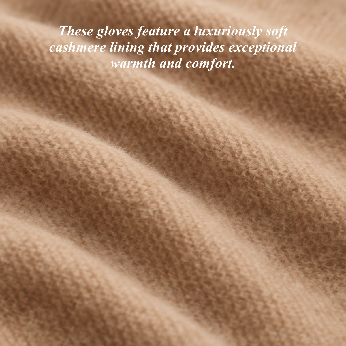 Violetta (brown) - Italian tweed women's gloves with touchscreen capability and adjustable snap button