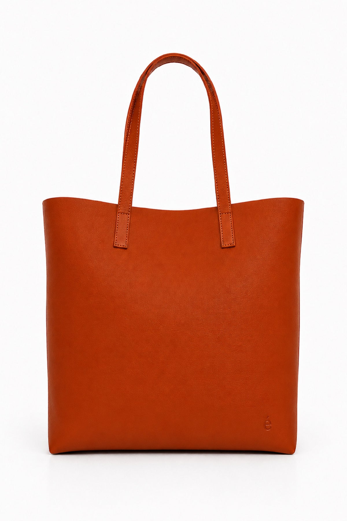 Ecotorie Agatha Leather Tote Bag-Rust