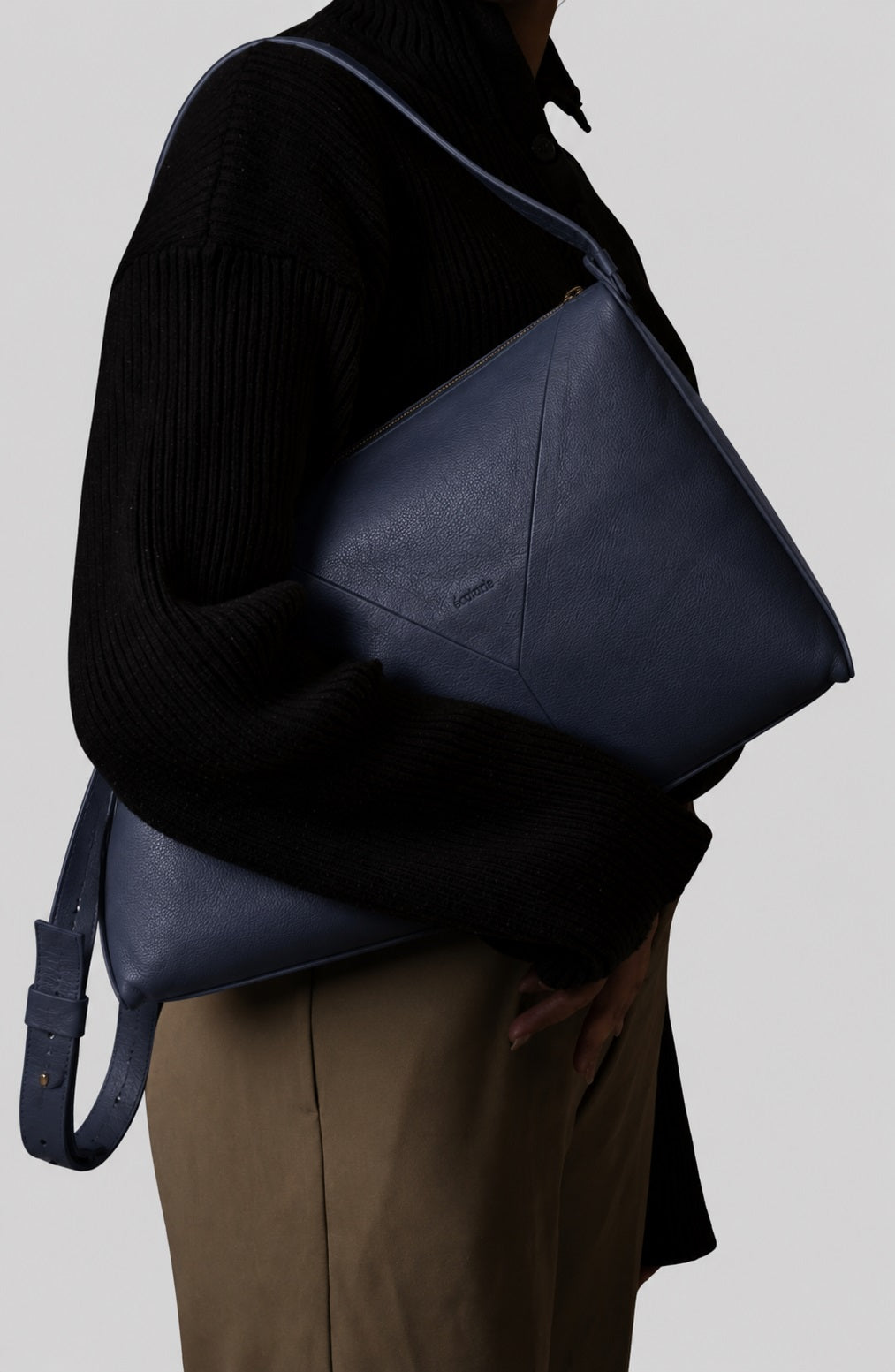 Ecotorie Freya Leather Crossbody/Shoulder Bag-Midnight
