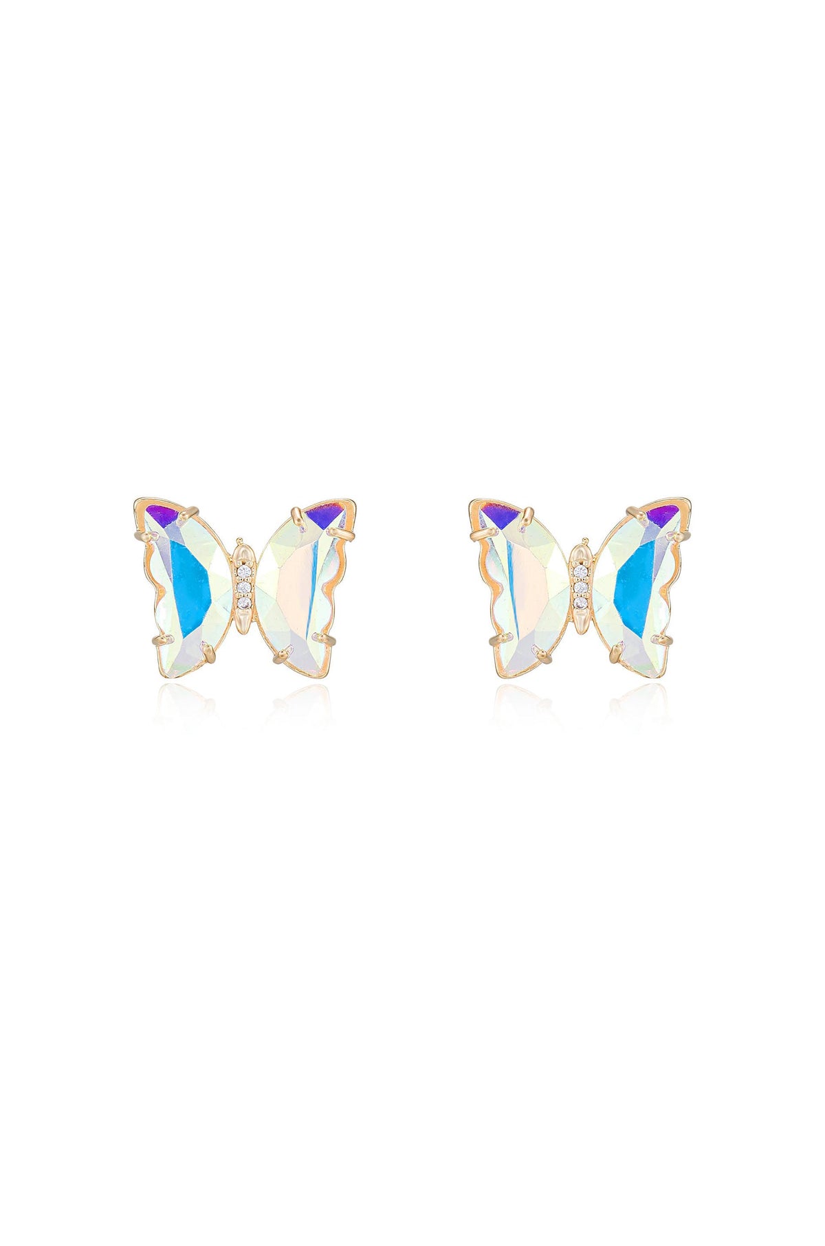 Flutter Away Crystal Earrings