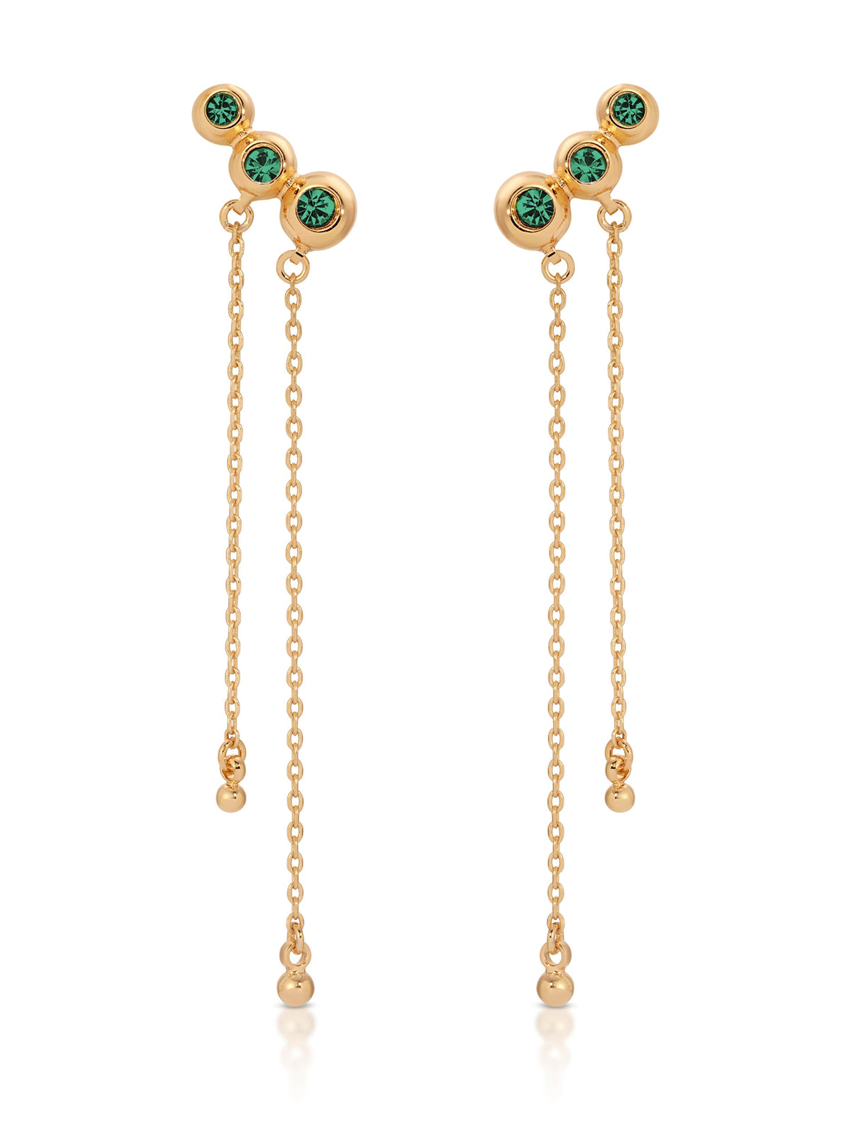 Emerald City Waterfall Earrings