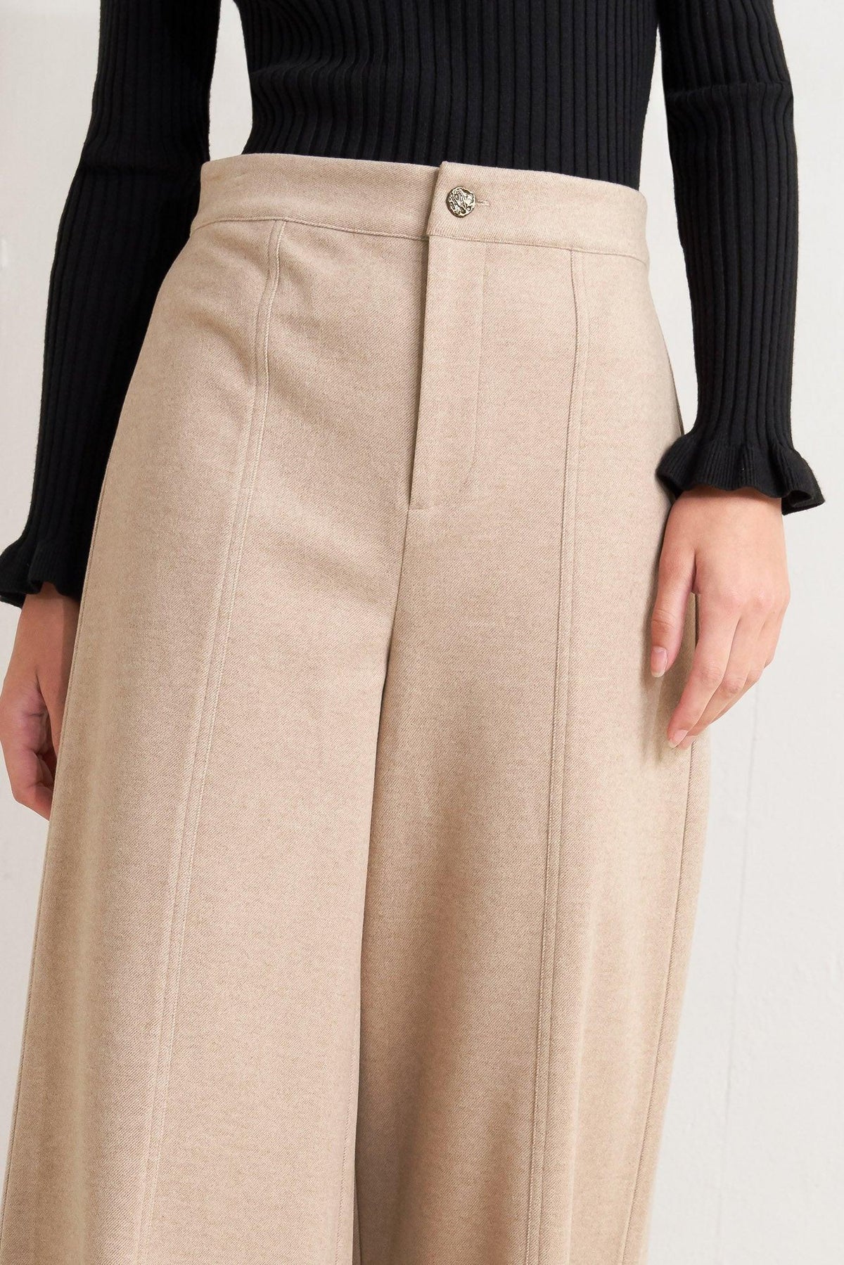 MODERN CORSET MOCHA KNIT PANTS