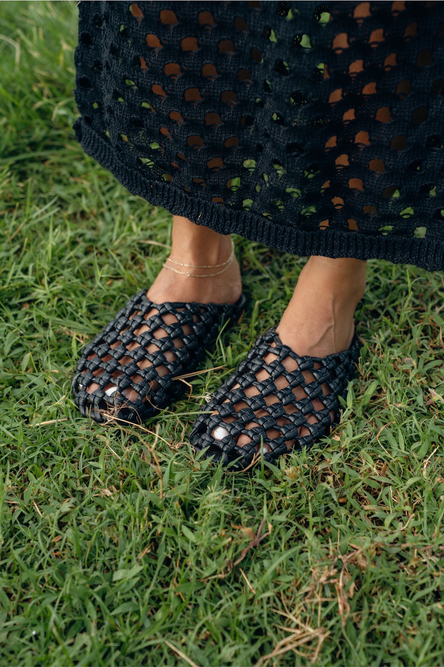 Jelavu - Glimmr Dark Brown Sandal