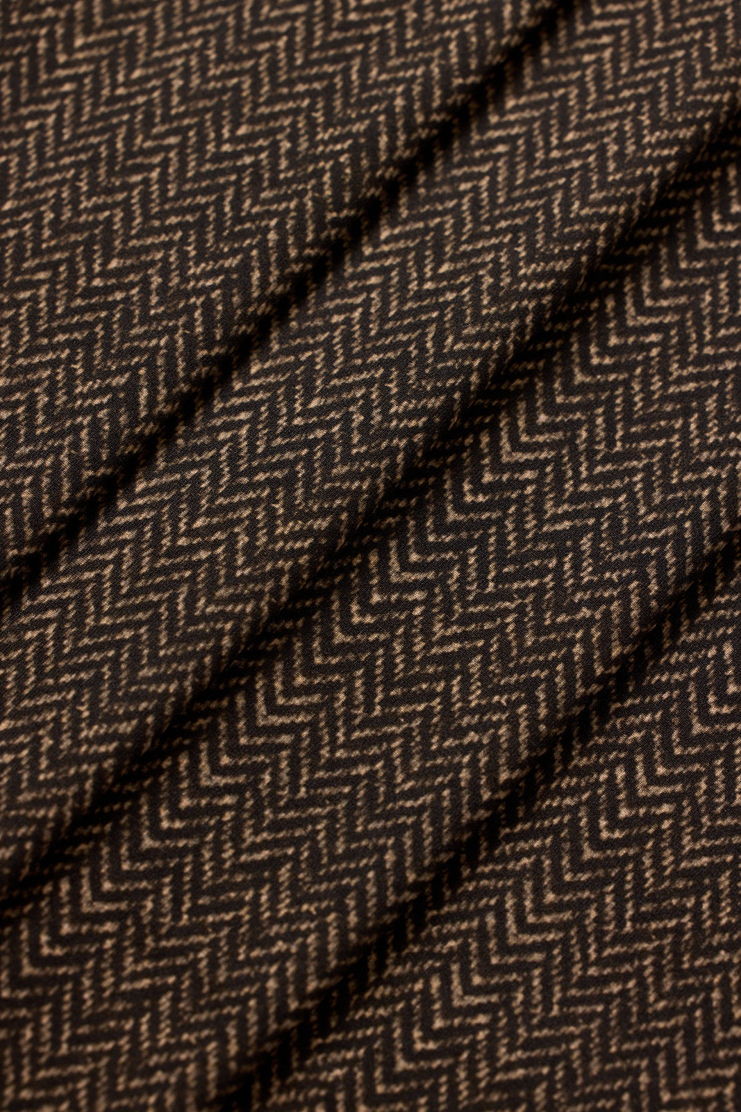 NINA STRAIGHT LEG PANT: HERRINGBONE CAMEL
