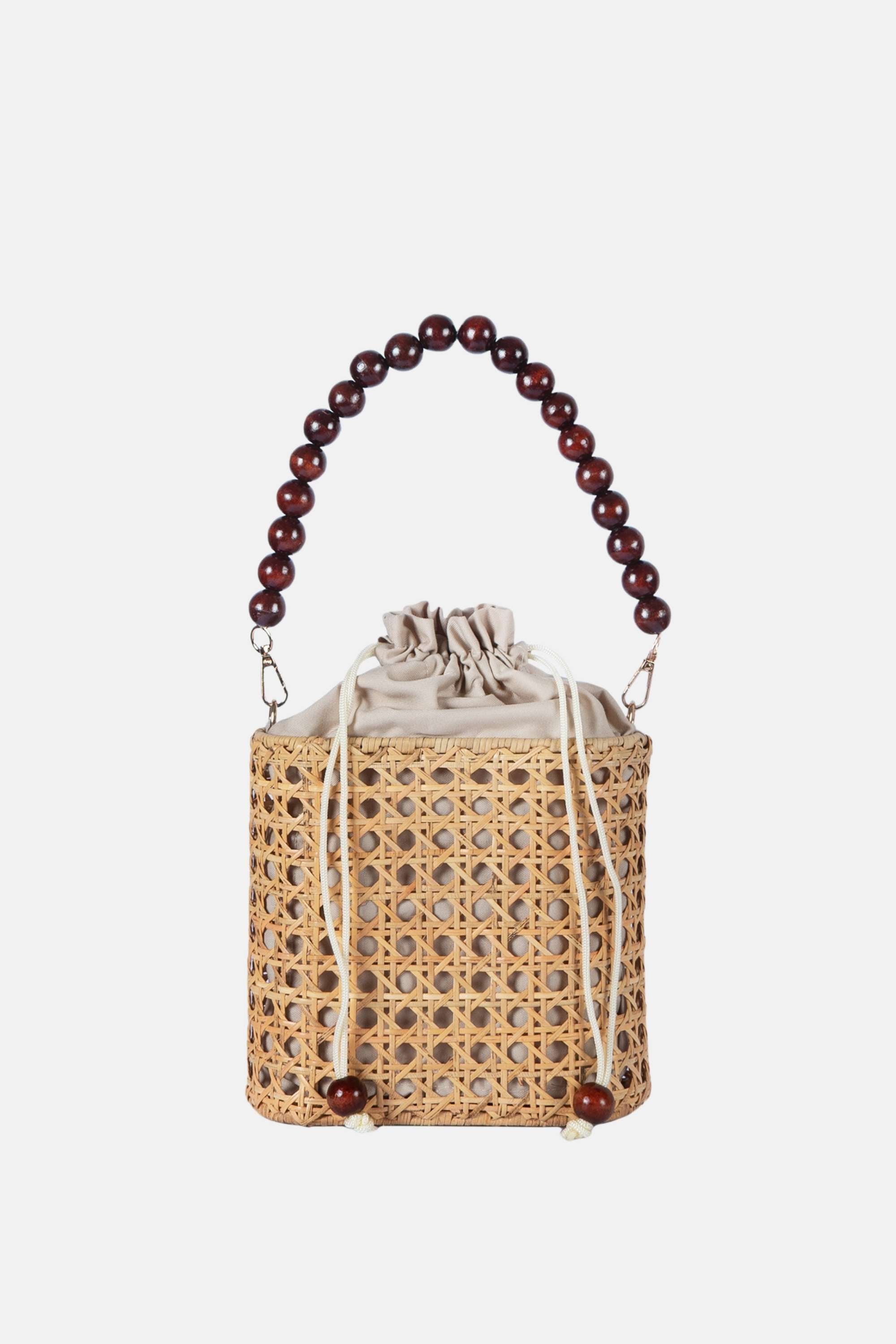 Jelavu - Amalfee Wood Bead Satchel Bag