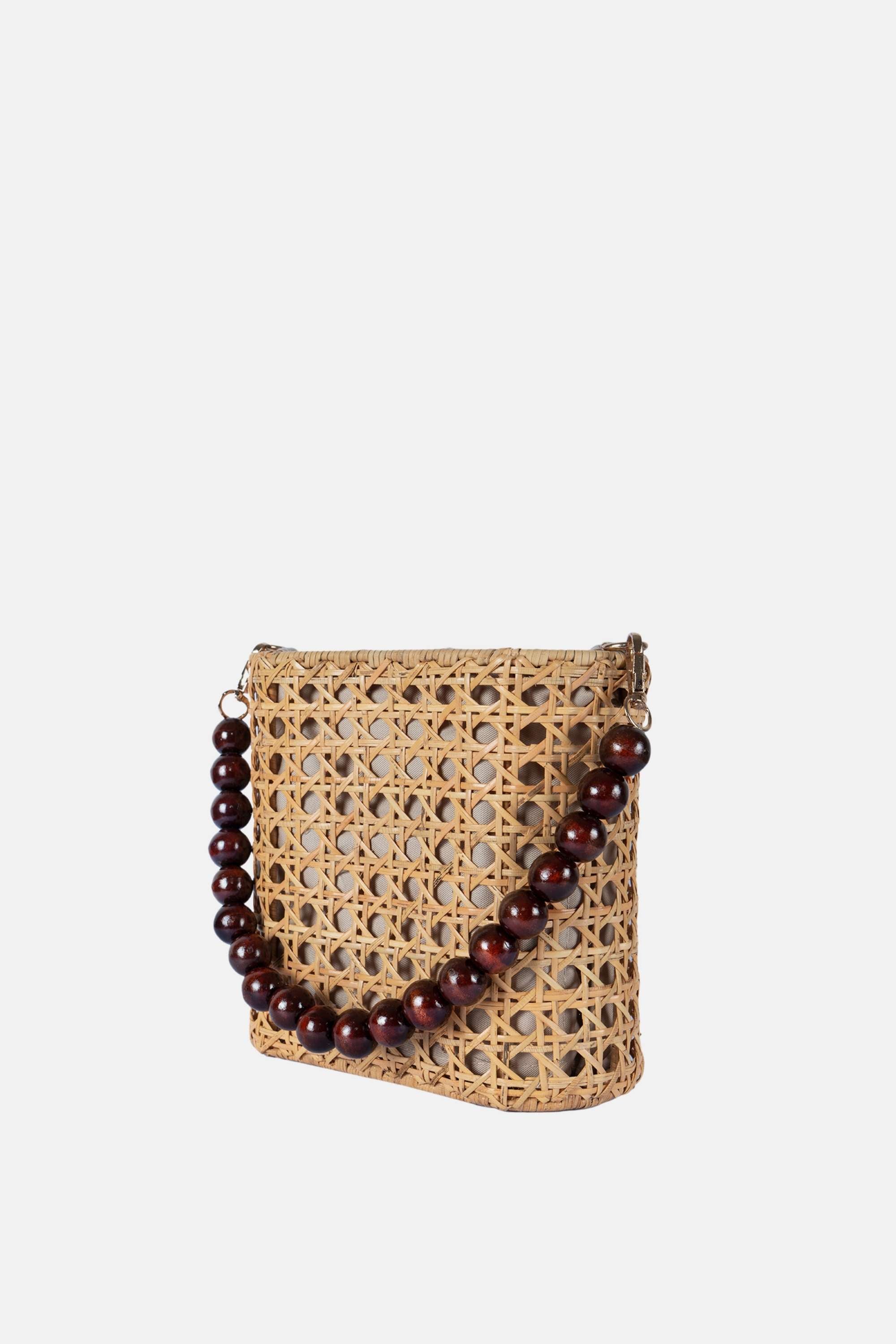 Jelavu - Amalfee Wood Bead Satchel Bag