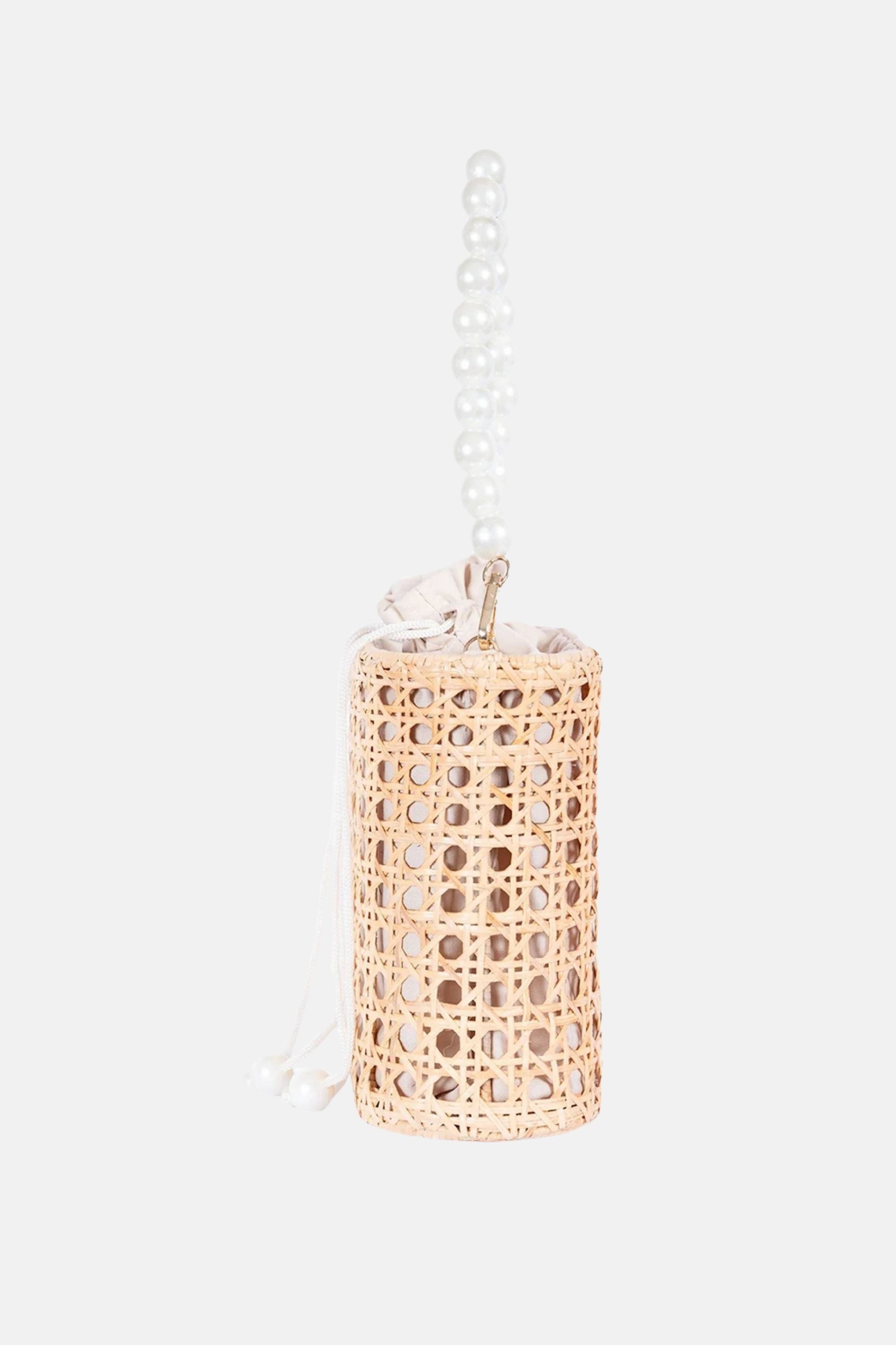 Jelavu Amalfi Natural/Pearl Small Satchel