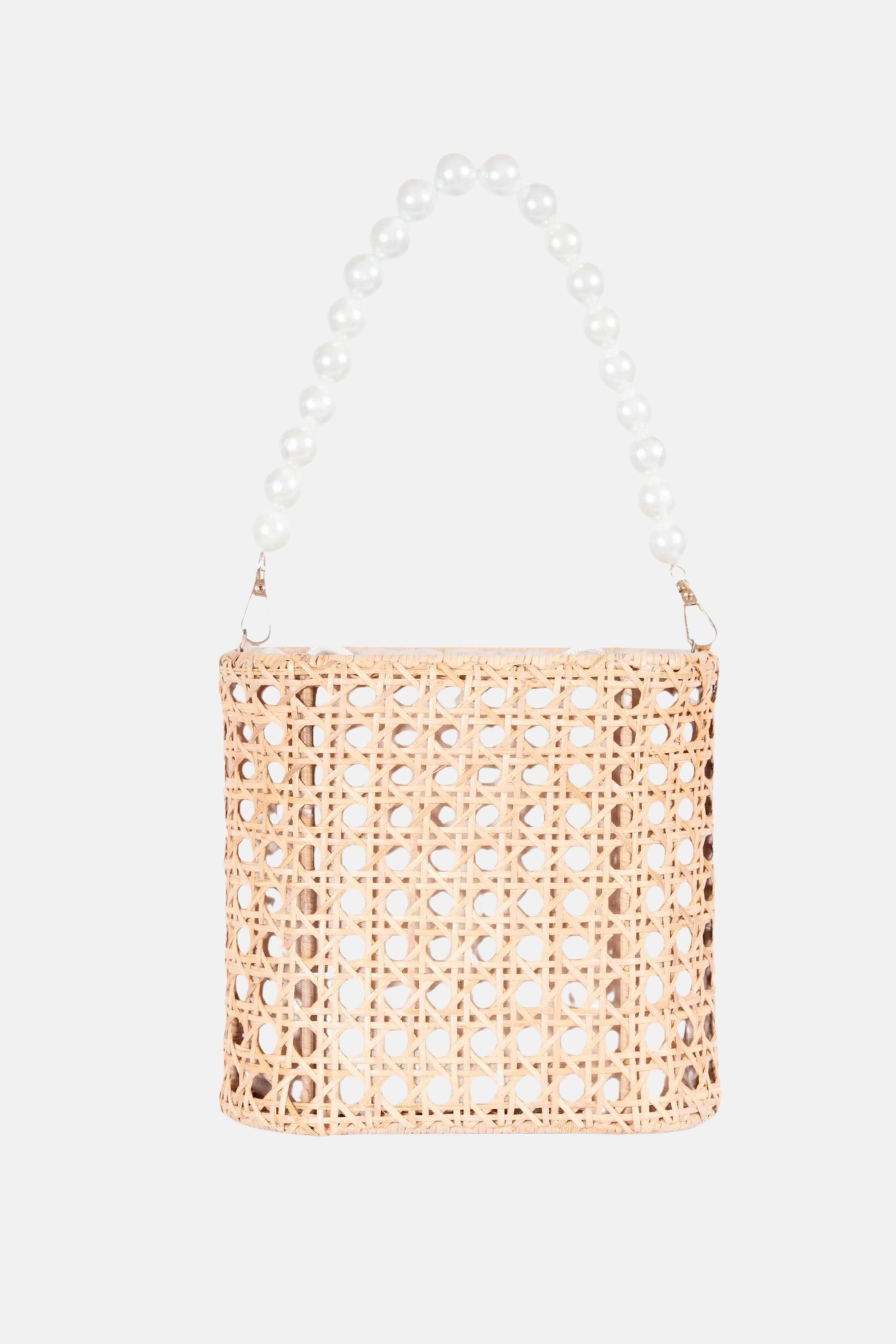 Jelavu Amalfi Natural/Pearl Small Satchel