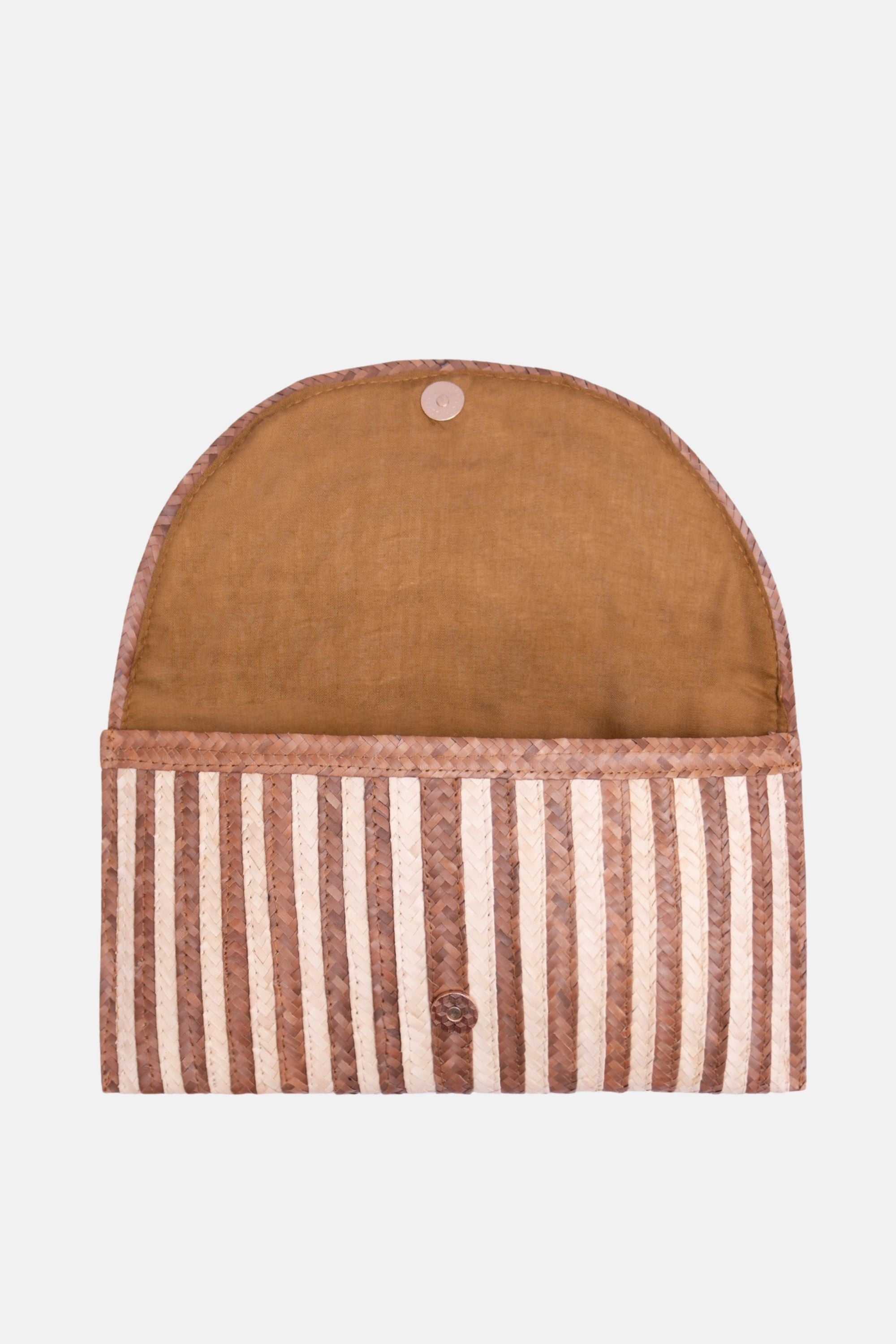 Jelavu Brooke Cream/Brown Small Clutch