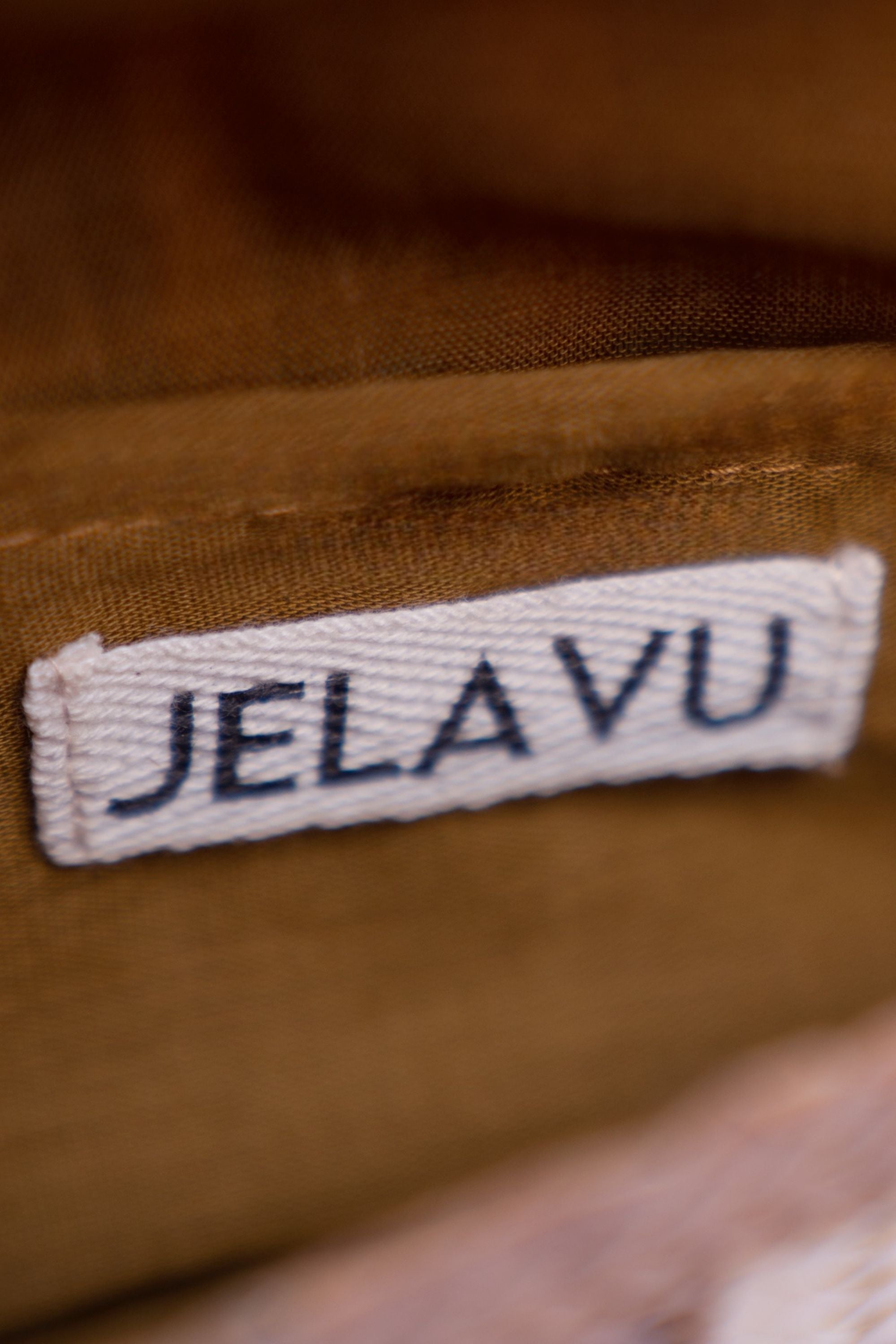 Jelavu Brooke Cream/Brown Small Clutch