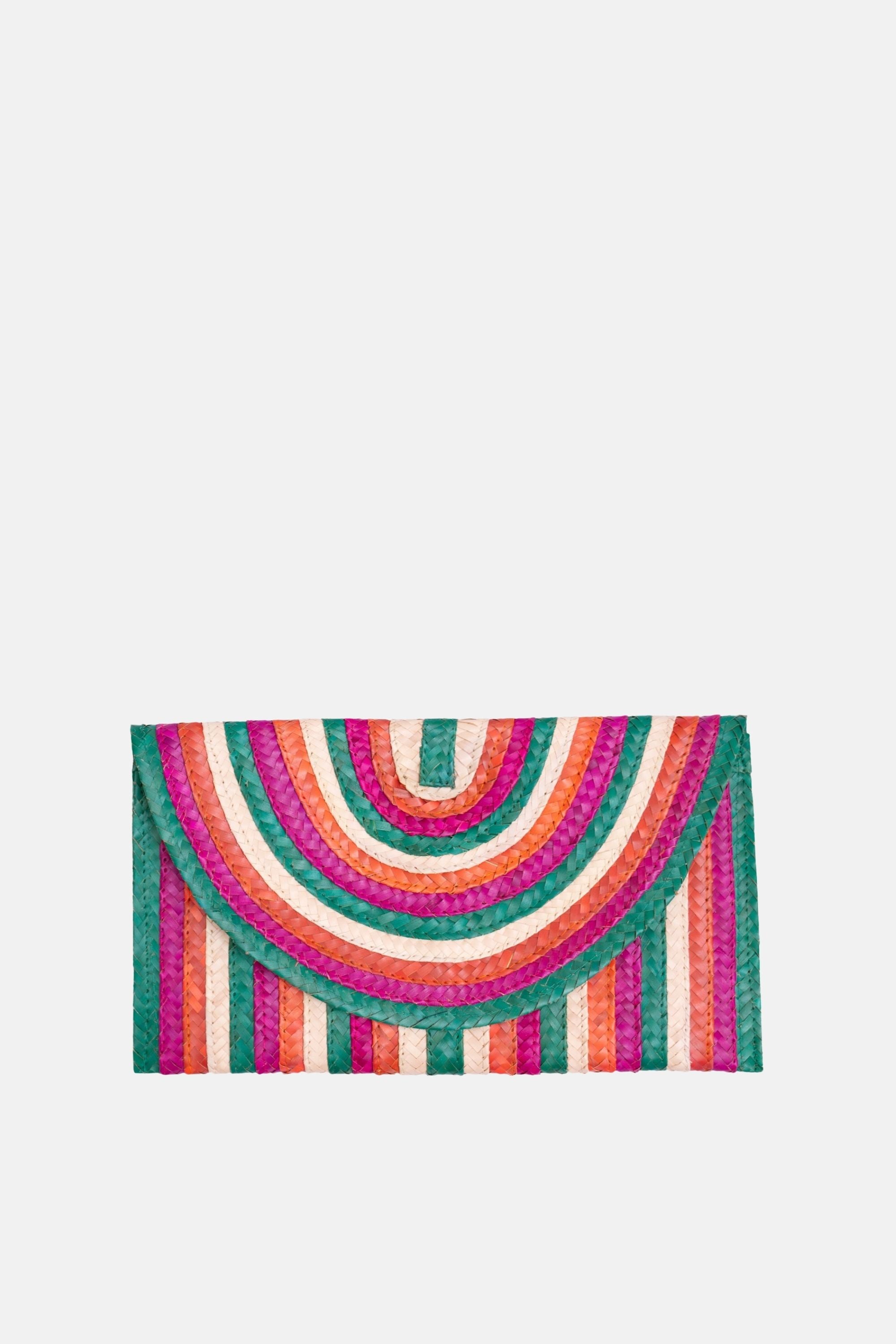Jelavu - Brooke Small Striped Clutch - Multi