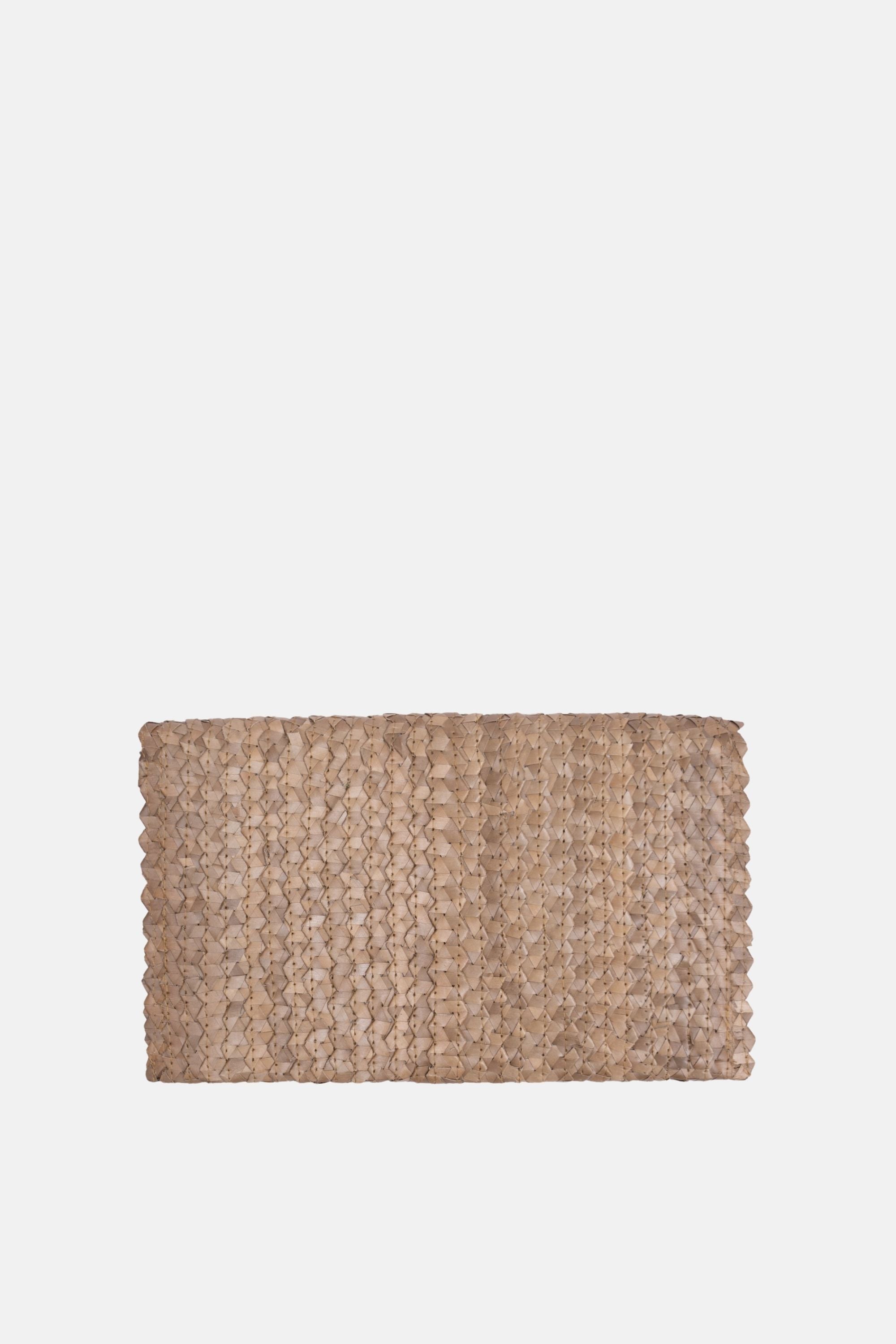 Coco Natural Shell Small Clutch - Beige