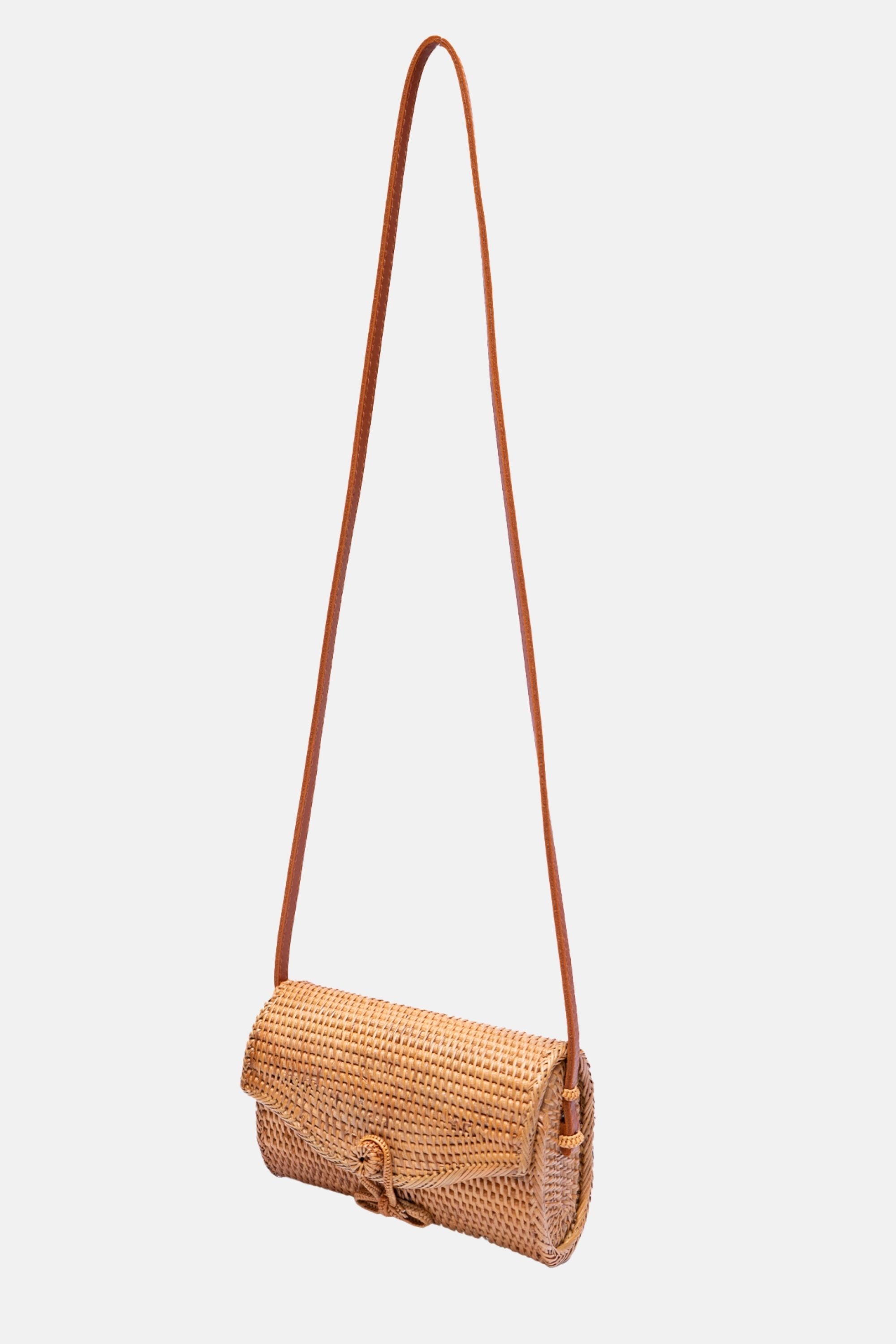 Jelavu - Lana Small Rattan Crossbody - Natural