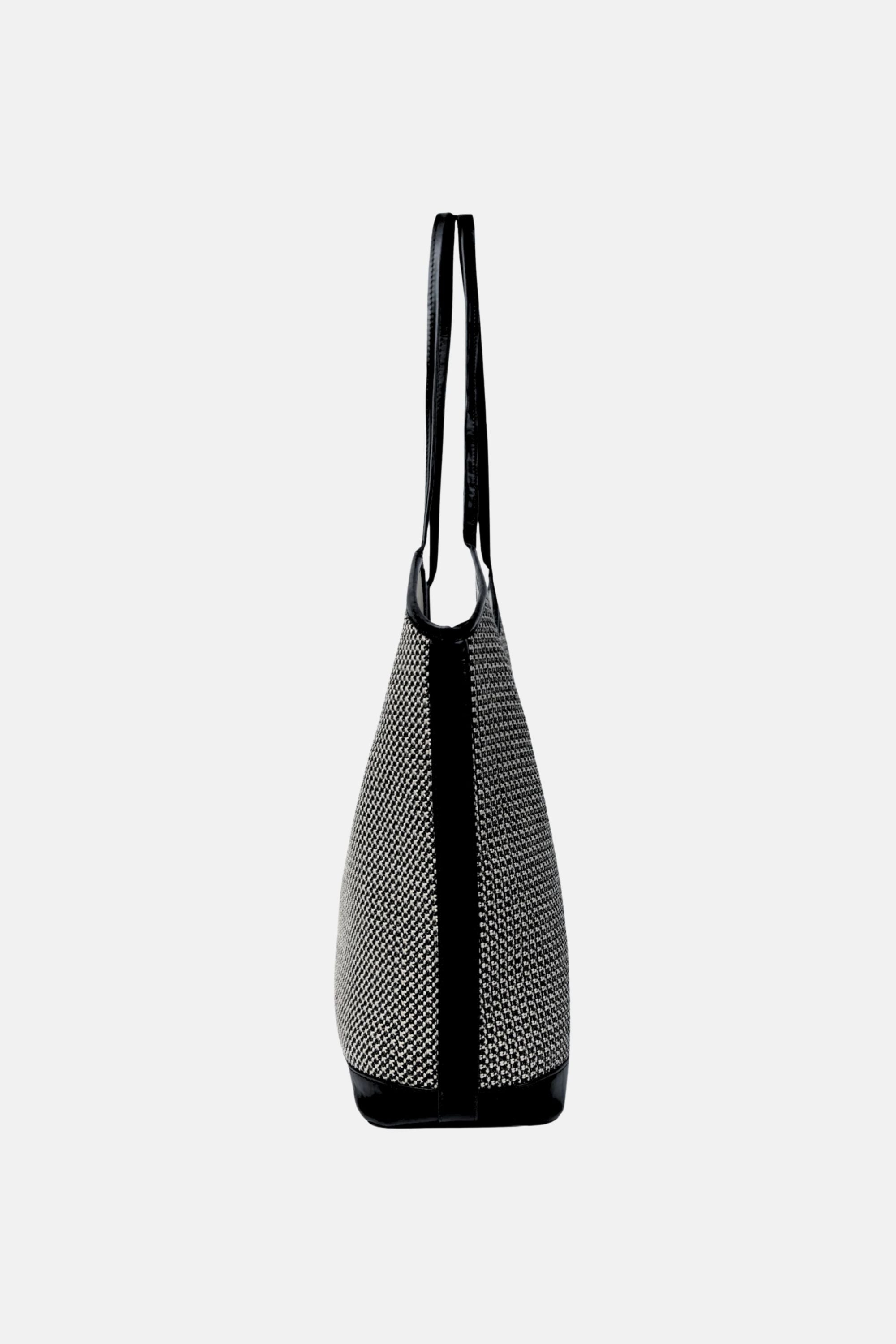 Jelavu Lilliana Raffia Black Tote