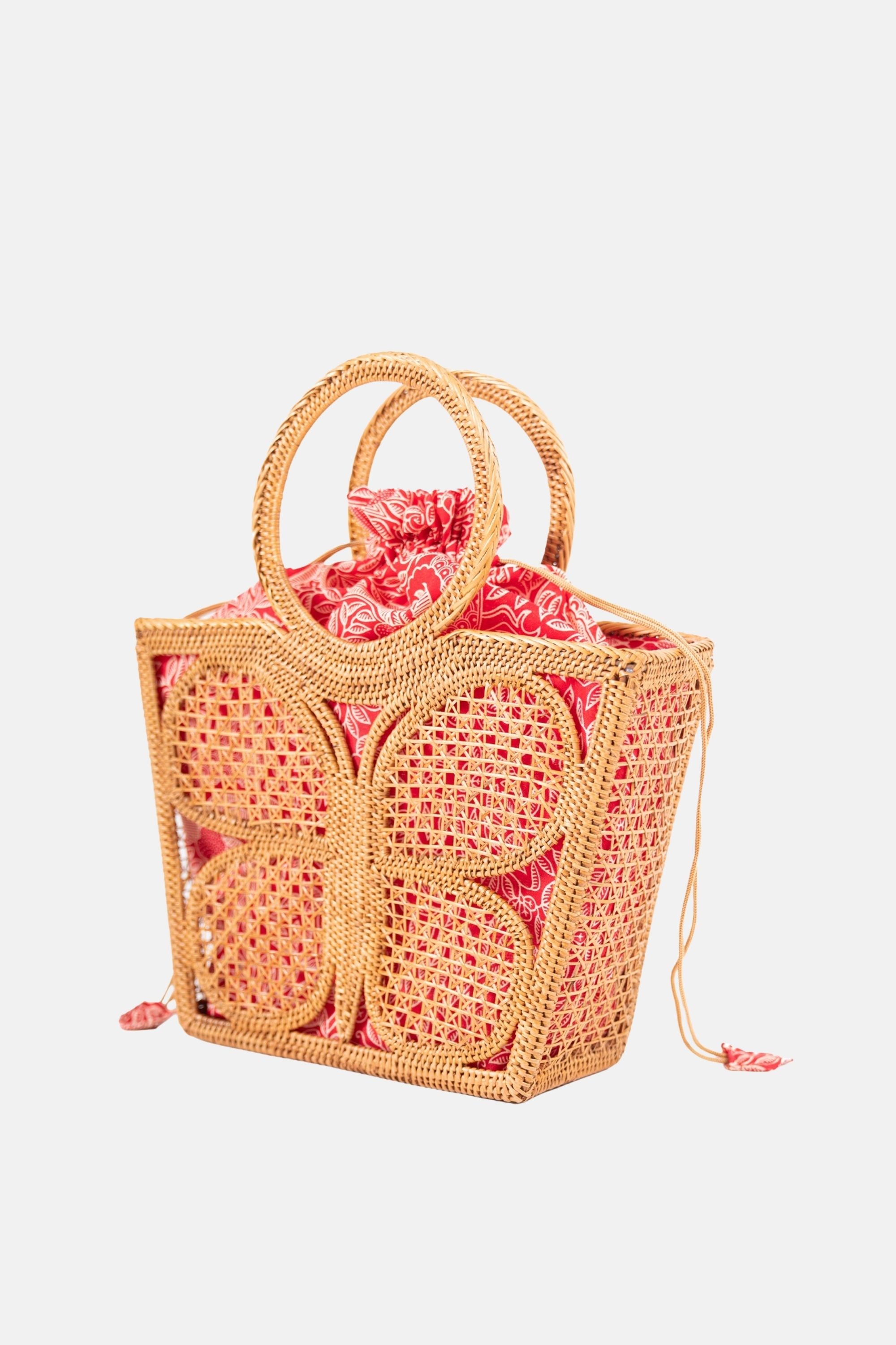 Jelavu Mariposa Natural Medium Satchel