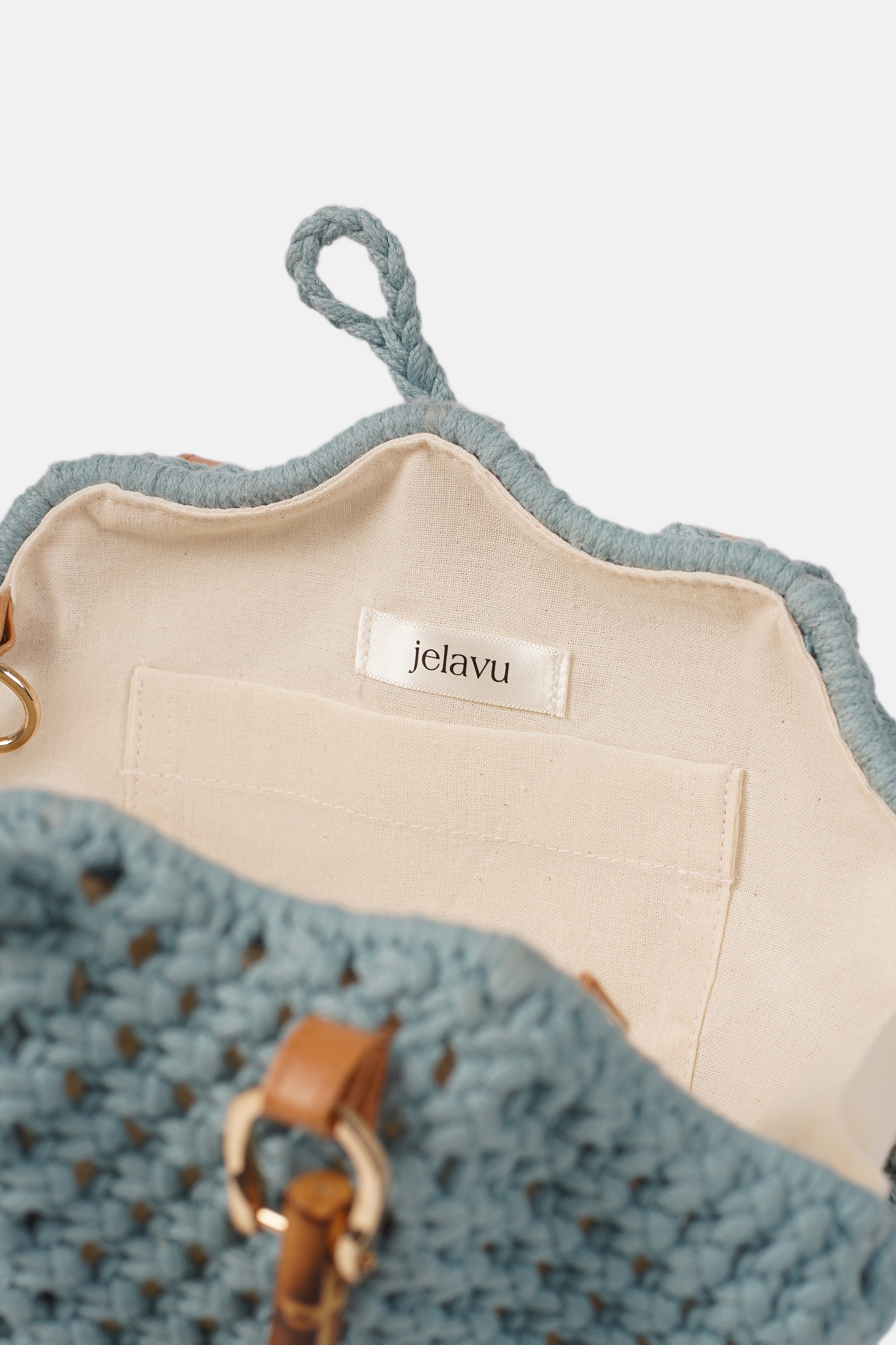 Jelavu - Venus Blue Crochette Shell Bag