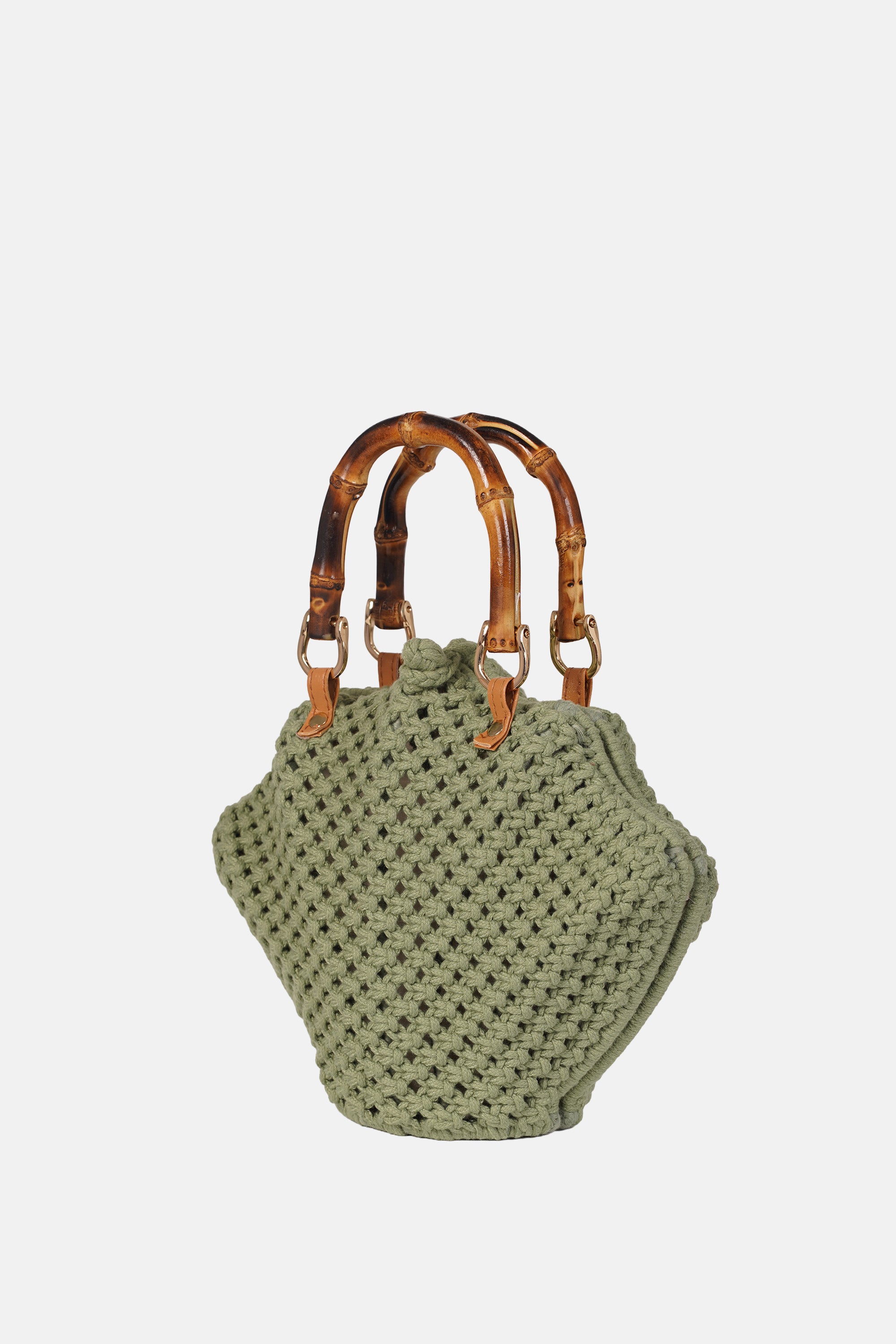 Jelavu - Venus Green Crochette Shell Bag