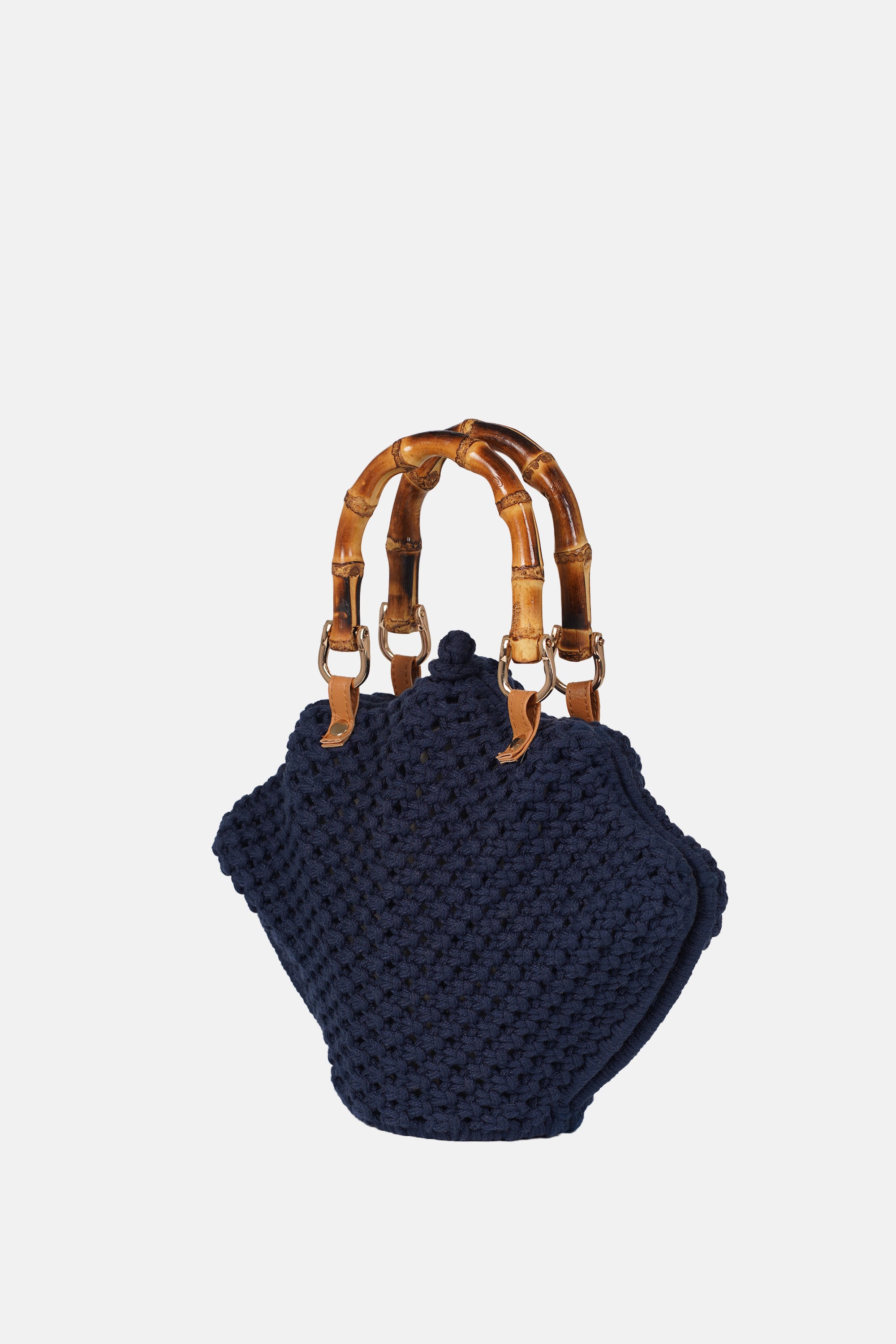 Jelavu - Venus Navy Crochette Shell Bag