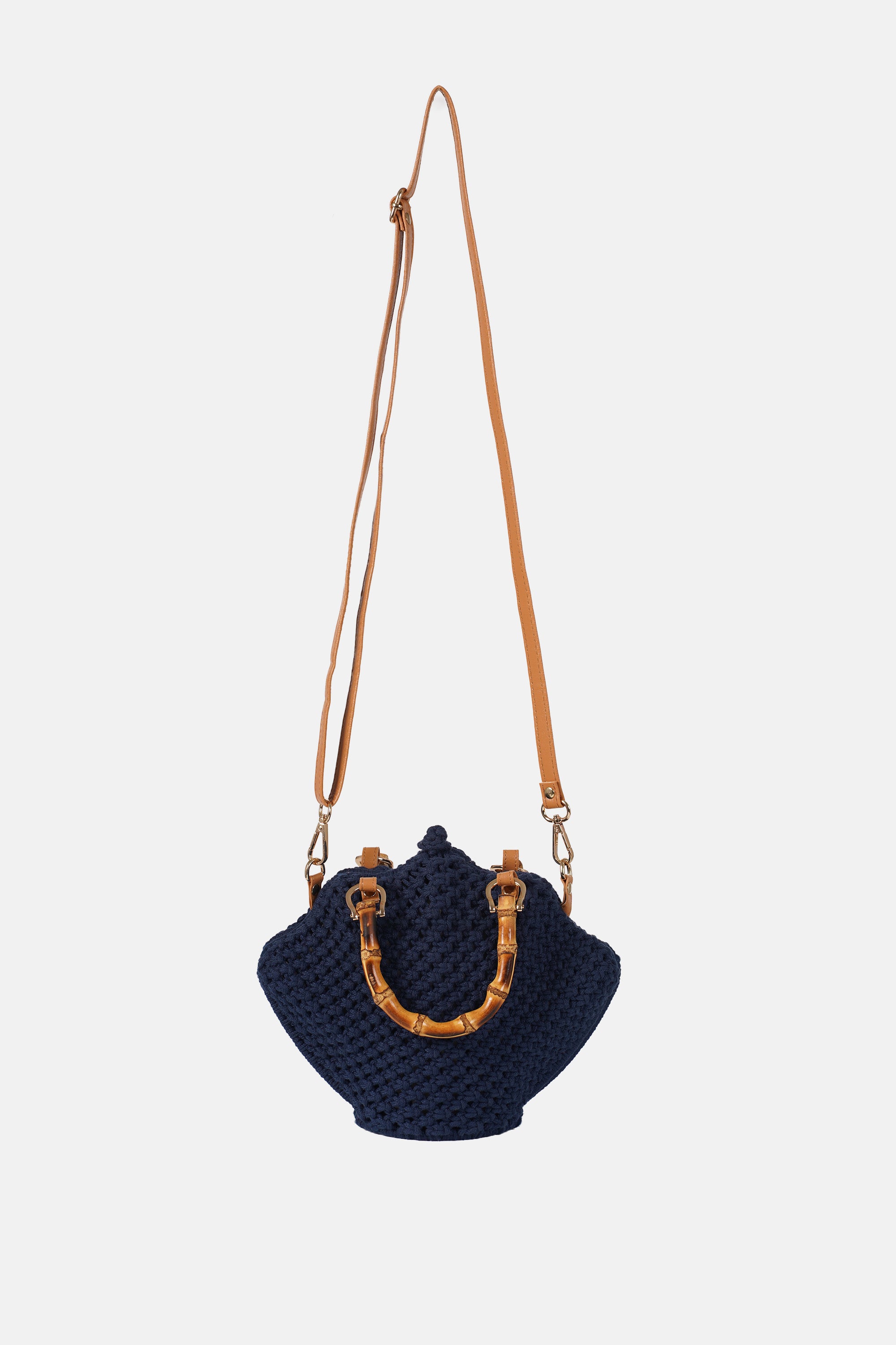 Jelavu - Venus Navy Crochette Shell Bag