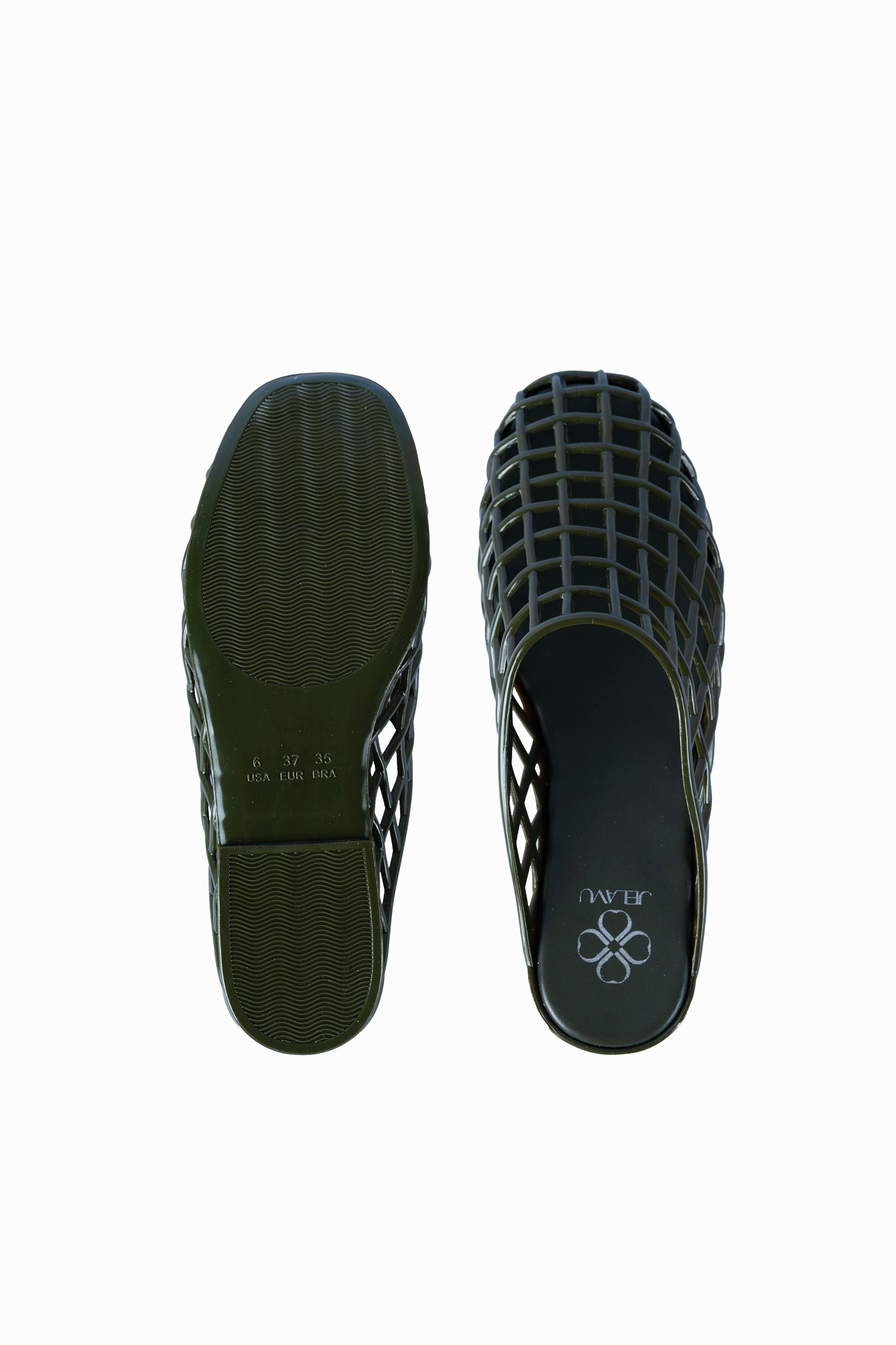 Jelavu - Glimmr Green Sandal
