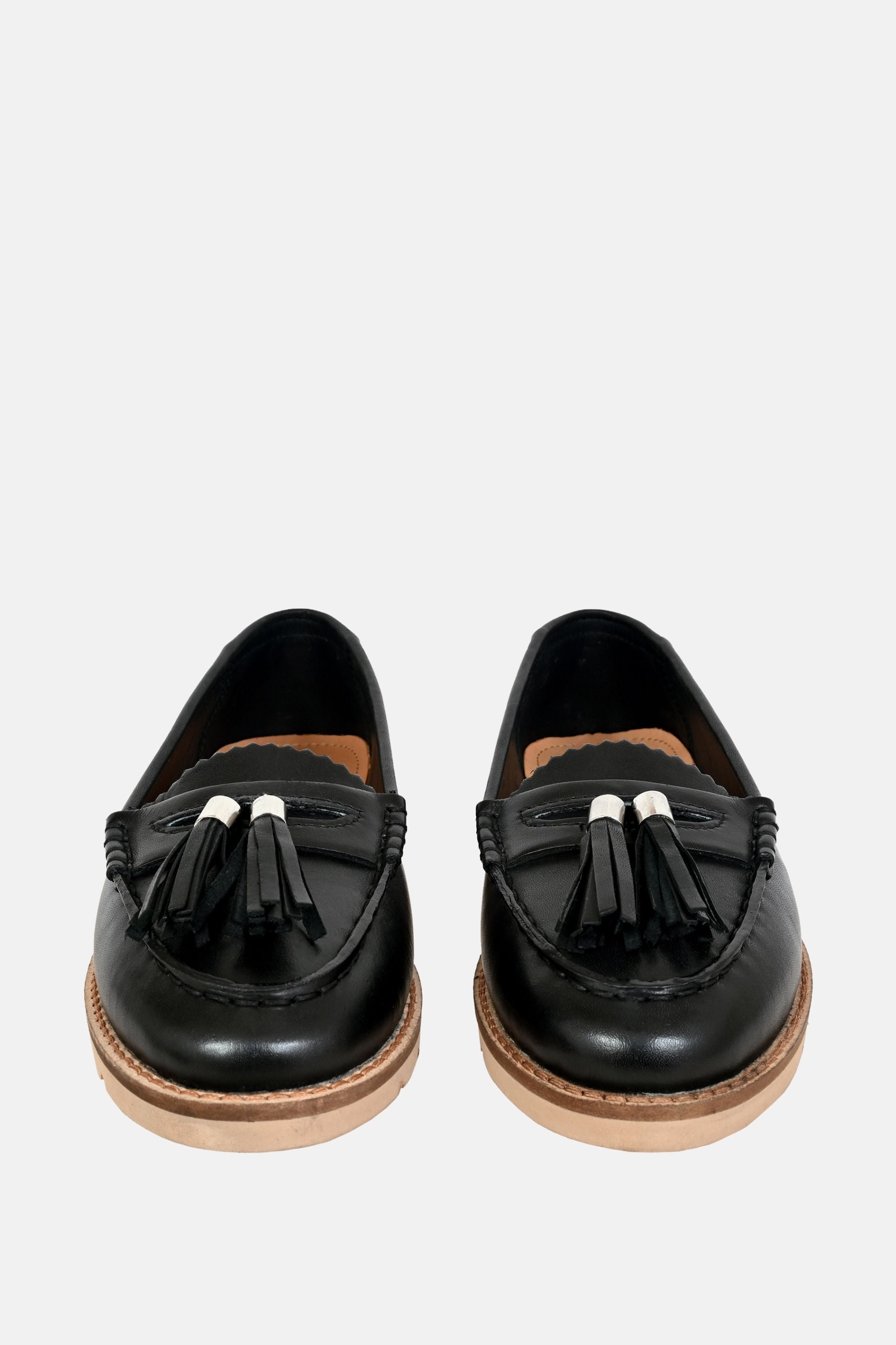 Jelavu Luna Black Leather Loafers