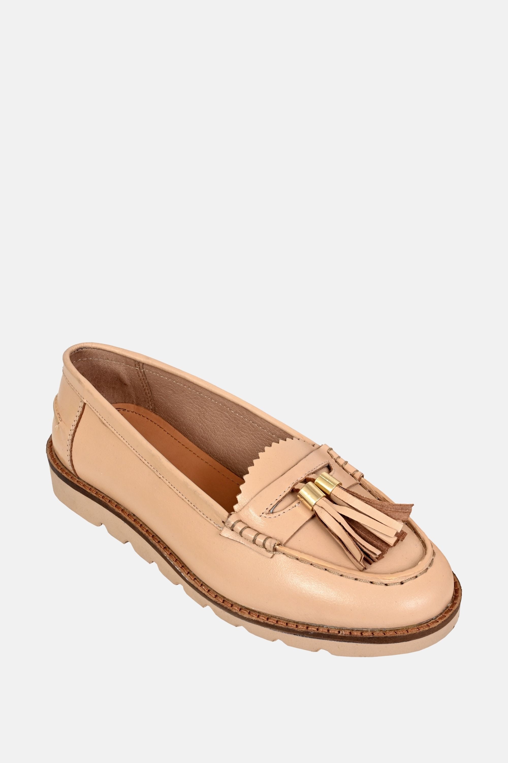 Jelavu Luna Sand Leather Loafers