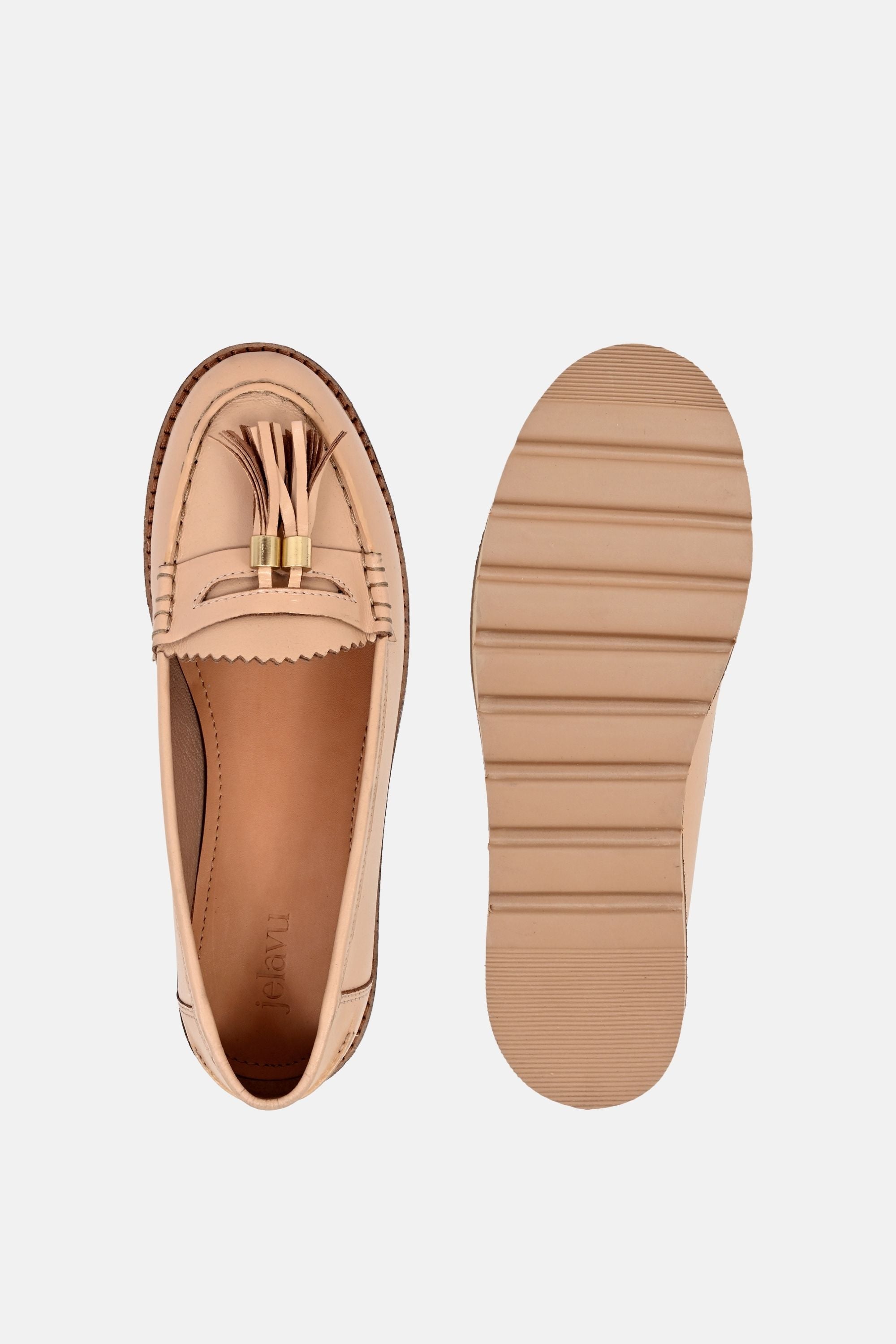 Jelavu Luna Sand Leather Loafers