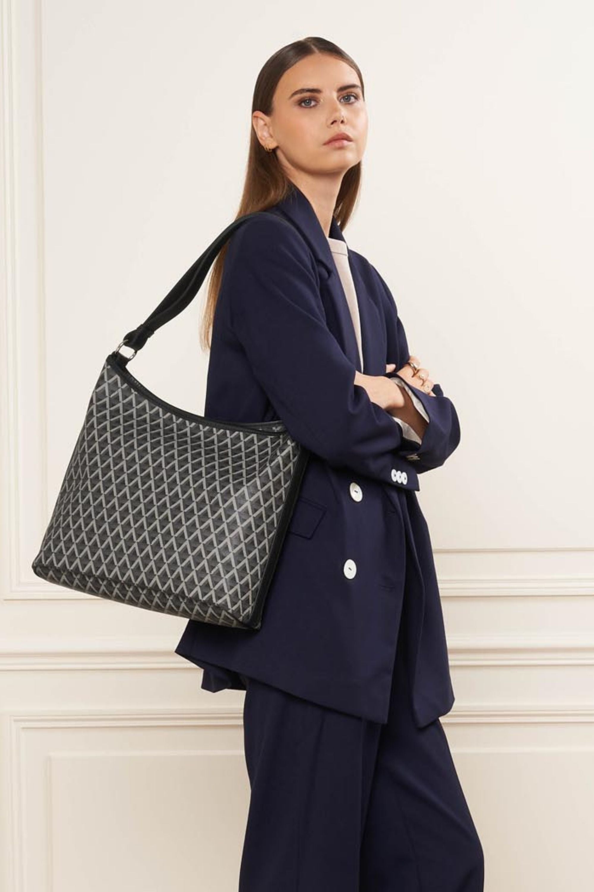 Lancaster Zipped Bucket Bag Ikon IT - Crossbody - Noir / One size